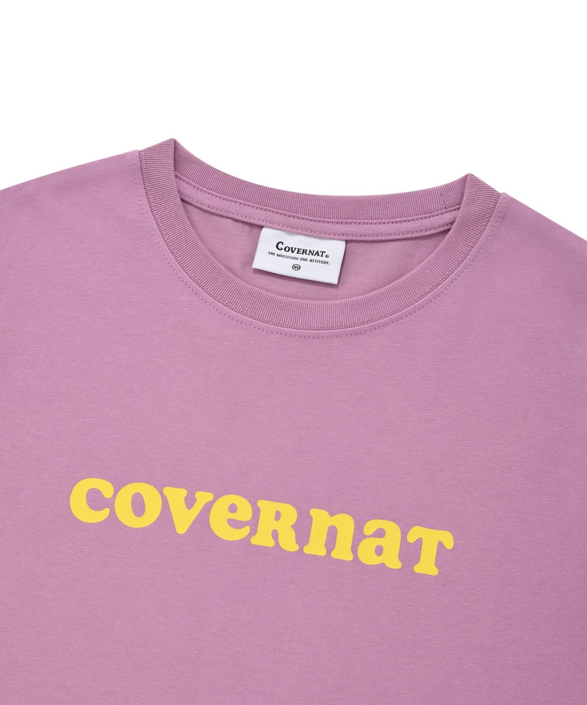 커버낫 우먼(COVERNAT WOMAN) 우먼 쿠퍼 로고 티셔츠 Purple