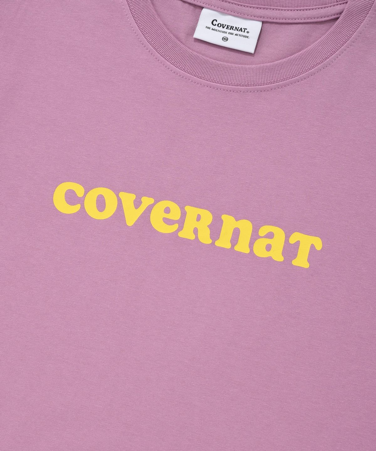 커버낫 우먼(COVERNAT WOMAN) 우먼 쿠퍼 로고 티셔츠 Purple