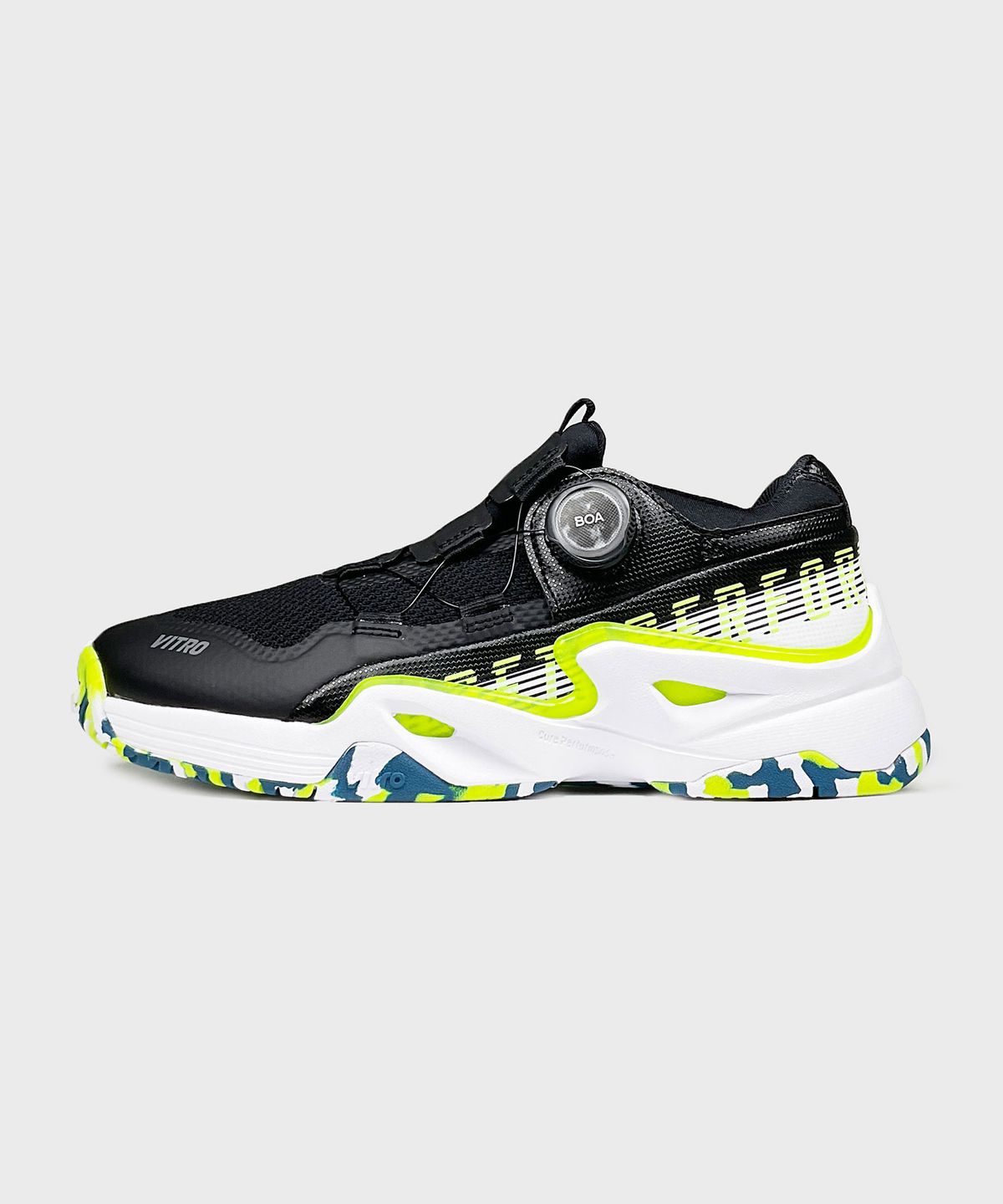 비트로(VITRO) 남녀공용 테니스화 에스텔라2 ESTELLA 2(BLACK/LIME)