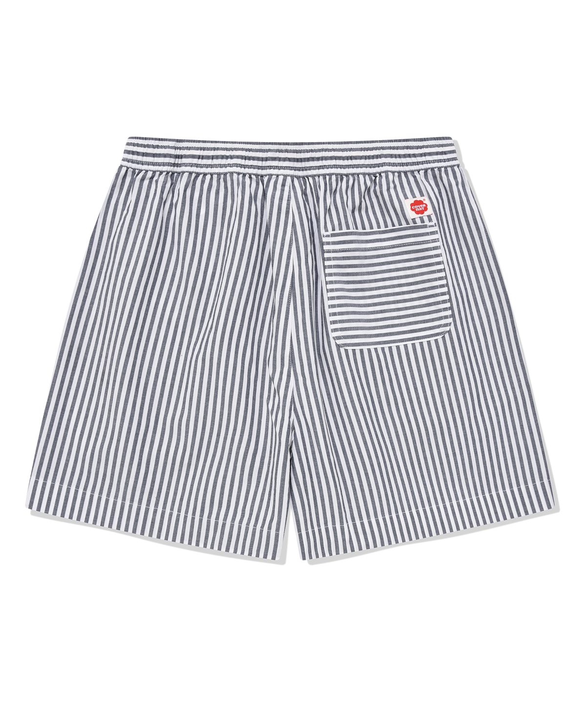 커버낫 우먼(COVERNAT WOMAN) 우먼 스트라이프 박서 쇼츠 Navy