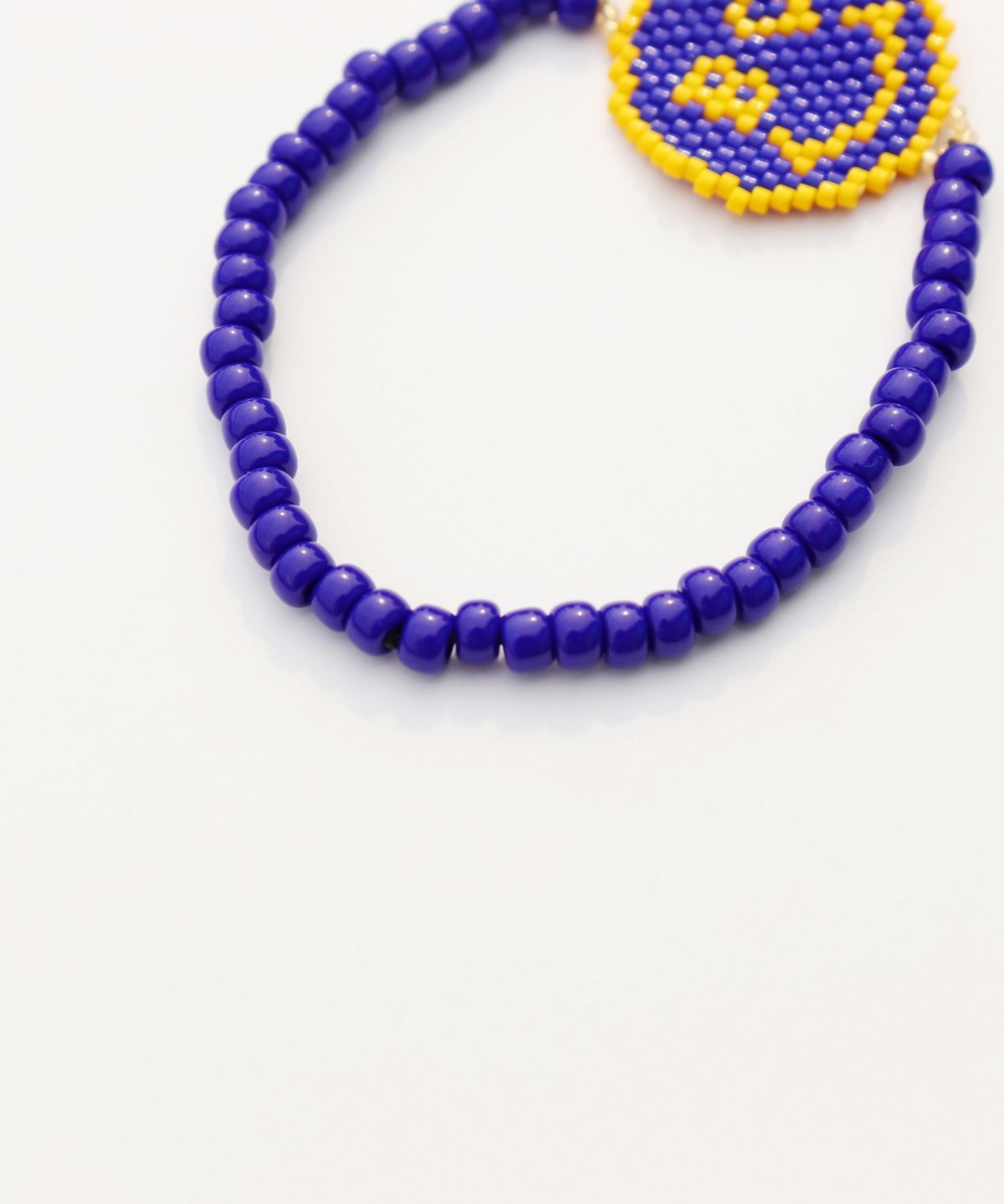 봉보(BONBEAU) Delika smile charm banding Bracelet 델리카 비즈 스마일 참 밴딩 팔찌