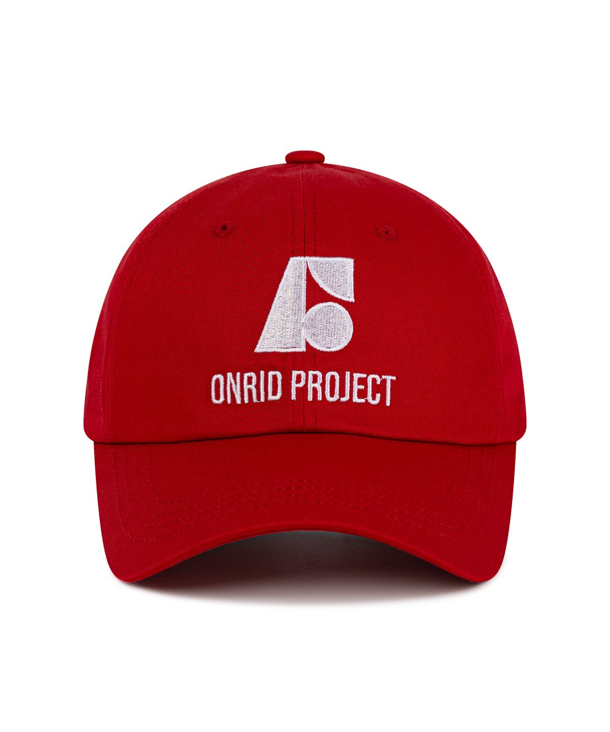 온리드프로젝트(ONRIDPROJECT) 에센셜 심볼 볼캡 - 레드