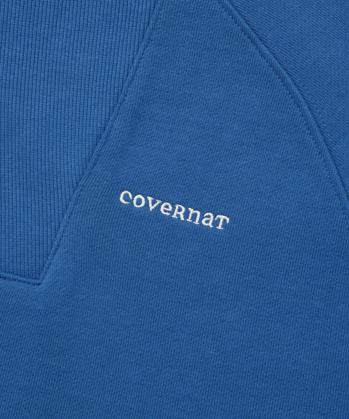 커버낫 우먼(COVERNAT WOMAN) 우먼 하프 집업 맨투맨 Royal Blue