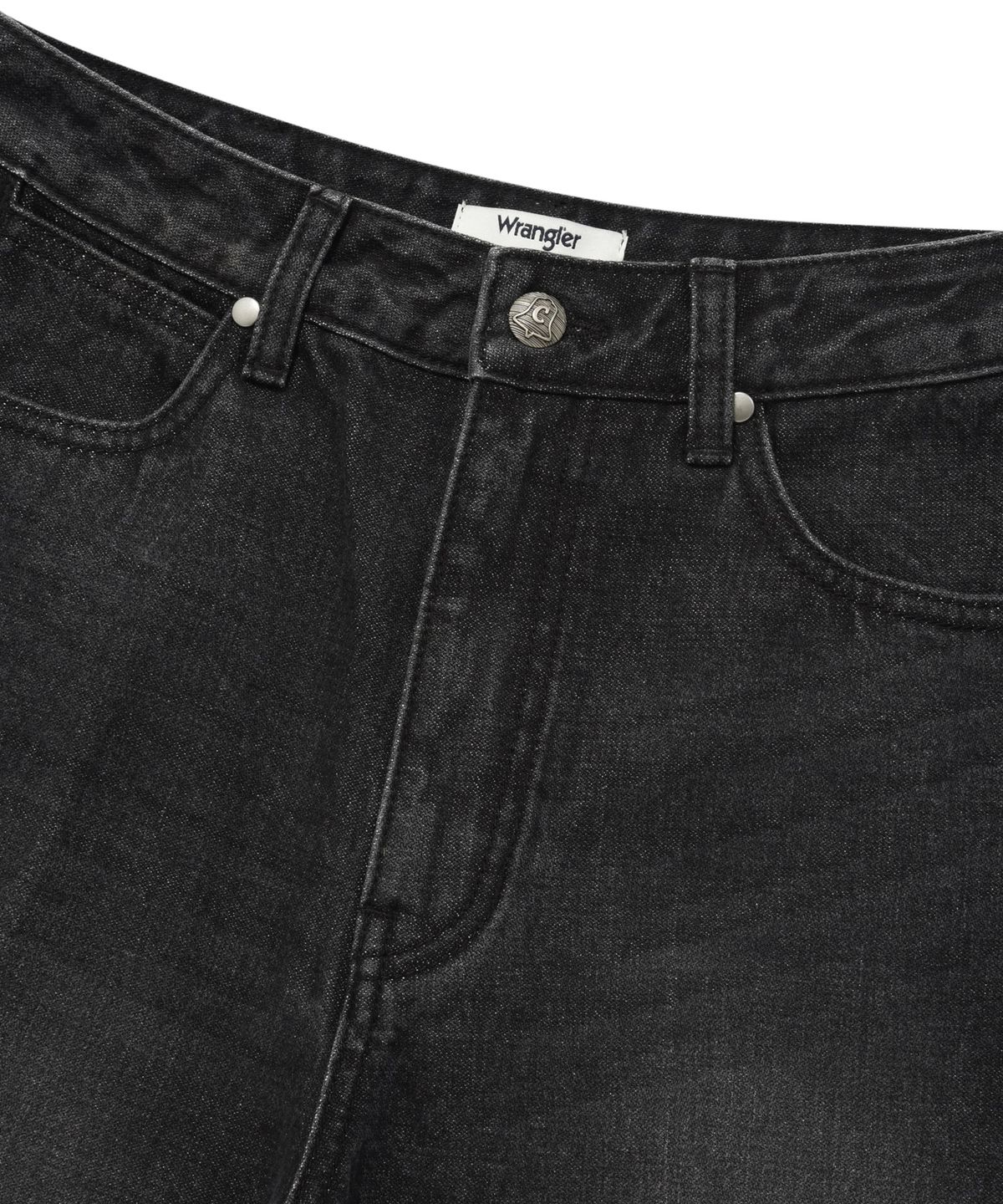 커버낫 우먼(COVERNAT WOMAN) [COVERNAT X WRANGLER] 우먼 오리지널 레직기 데님 팬츠 Dark Gray