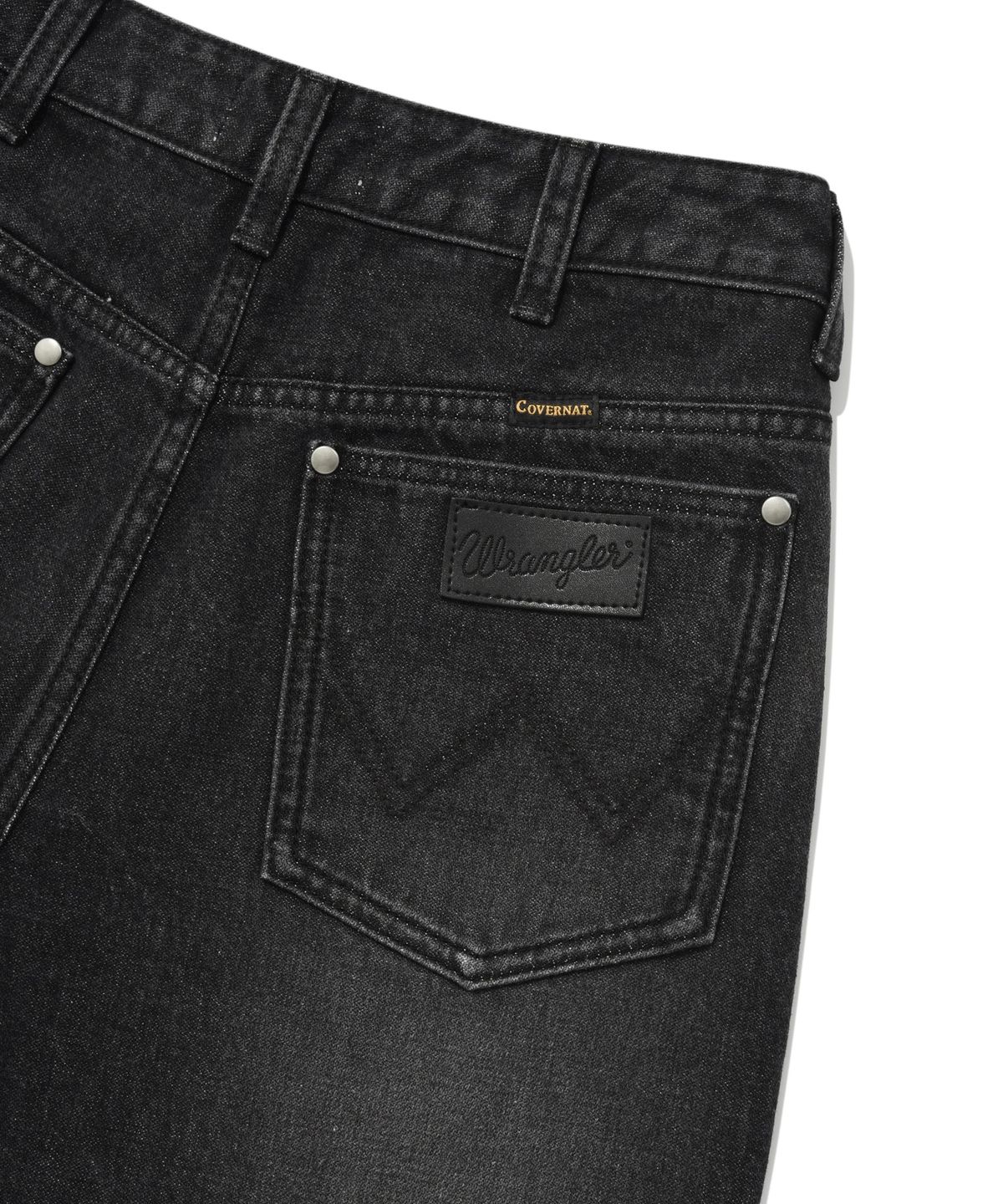 커버낫 우먼(COVERNAT WOMAN) [COVERNAT X WRANGLER] 우먼 오리지널 레직기 데님 팬츠 Dark Gray