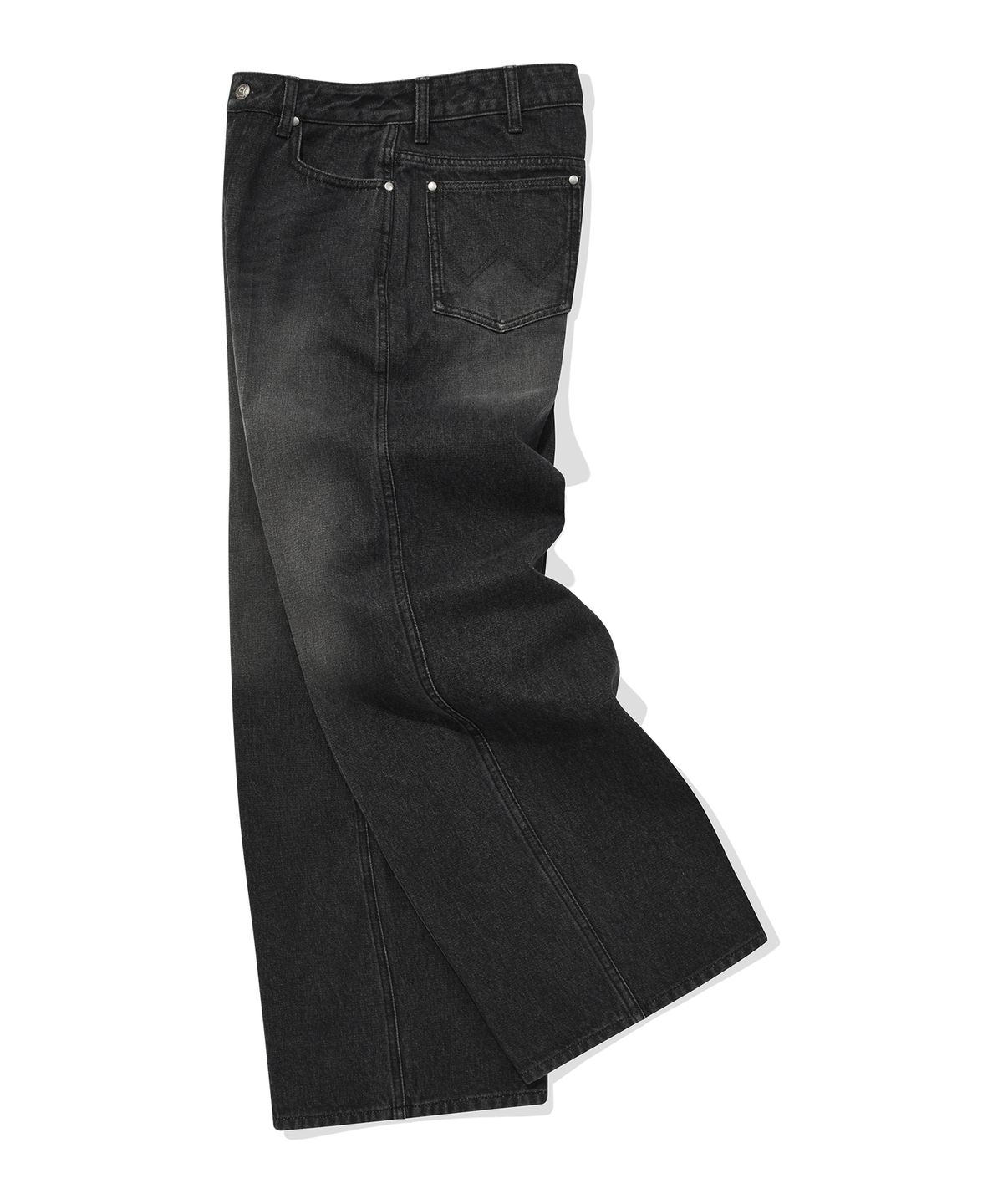 커버낫 우먼(COVERNAT WOMAN) [COVERNAT X WRANGLER] 우먼 오리지널 레직기 데님 팬츠 Dark Gray