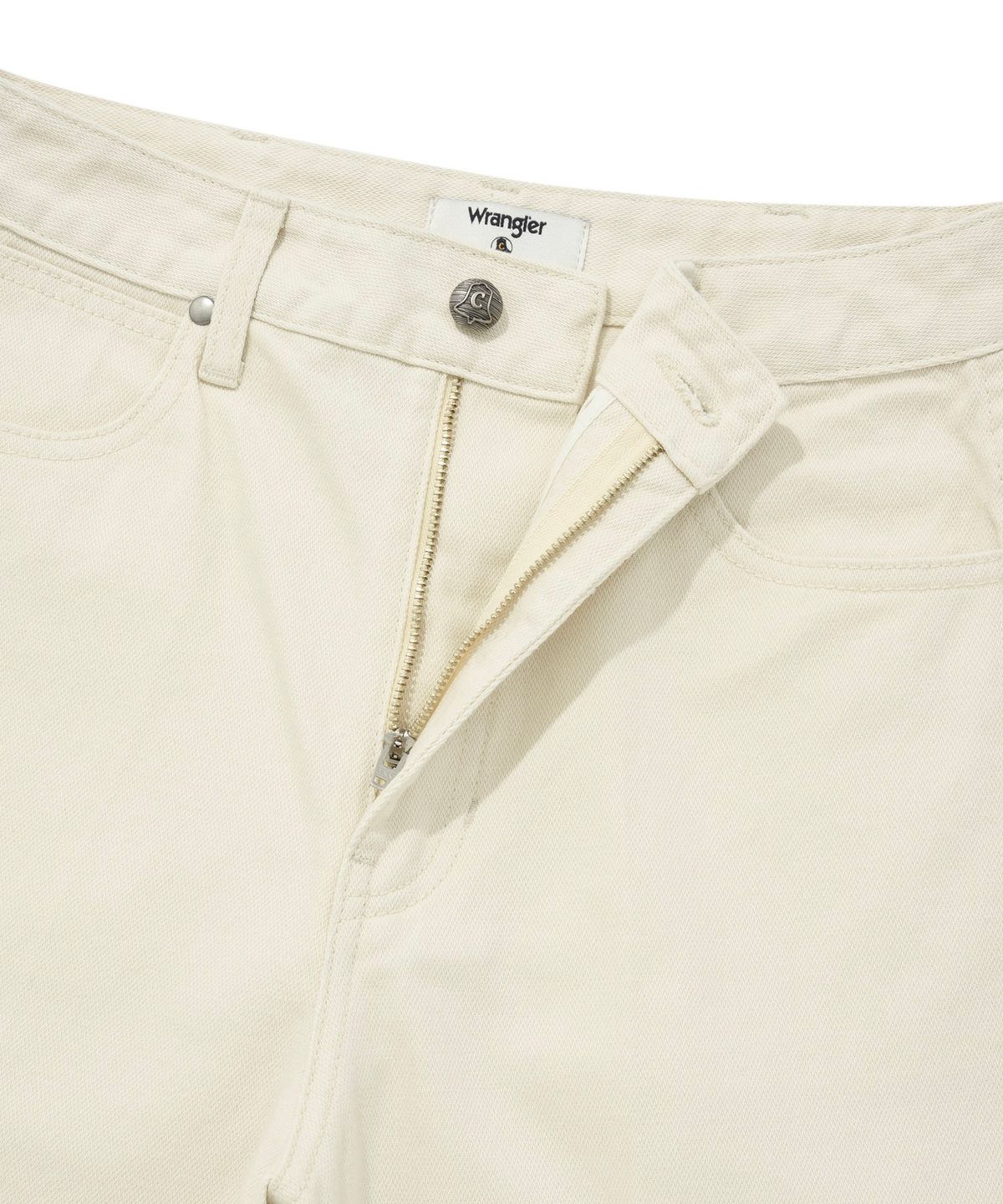 커버낫 우먼(COVERNAT WOMAN) [COVERNAT X WRANGLER] 우먼 오리지널 레직기 데님 팬츠 Ivory