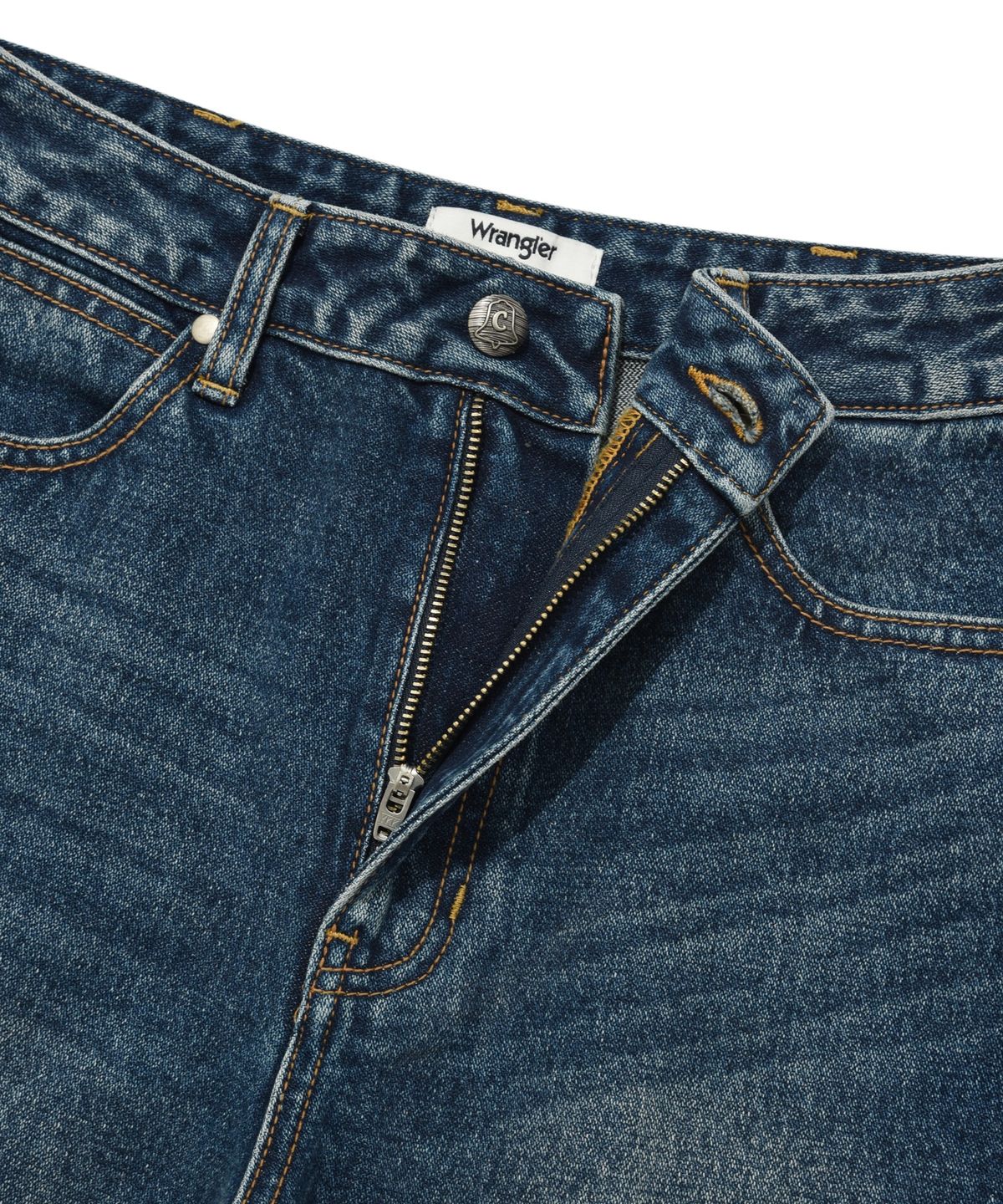 커버낫 우먼(COVERNAT WOMAN) [COVERNAT X WRANGLER] 우먼 오리지널 레직기 데님 팬츠 Indigo Medium