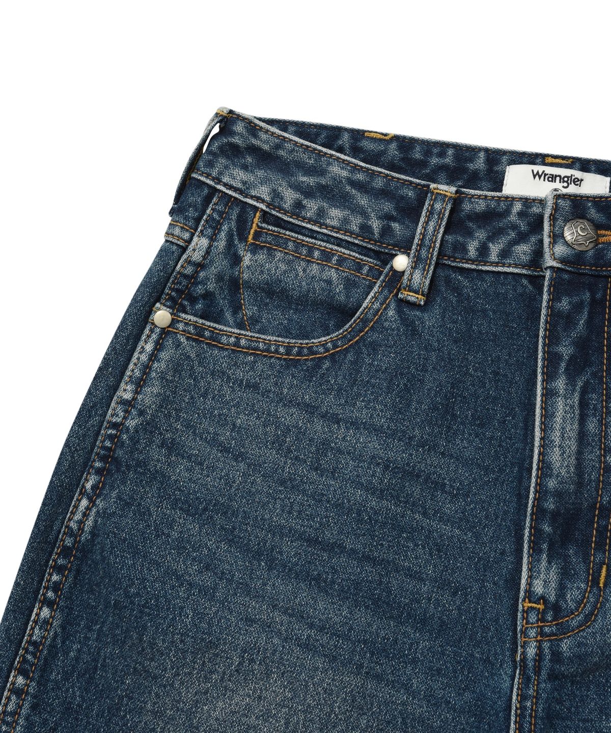 커버낫 우먼(COVERNAT WOMAN) [COVERNAT X WRANGLER] 우먼 오리지널 레직기 데님 팬츠 Indigo Medium