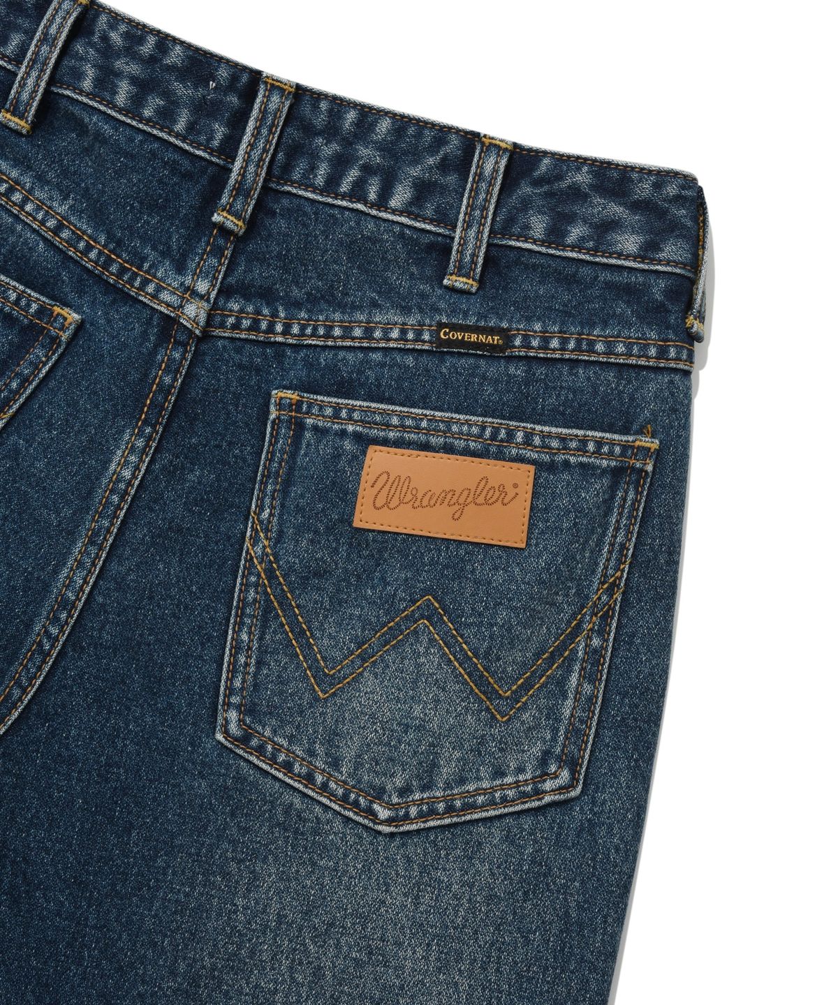 커버낫 우먼(COVERNAT WOMAN) [COVERNAT X WRANGLER] 우먼 오리지널 레직기 데님 팬츠 Indigo Medium