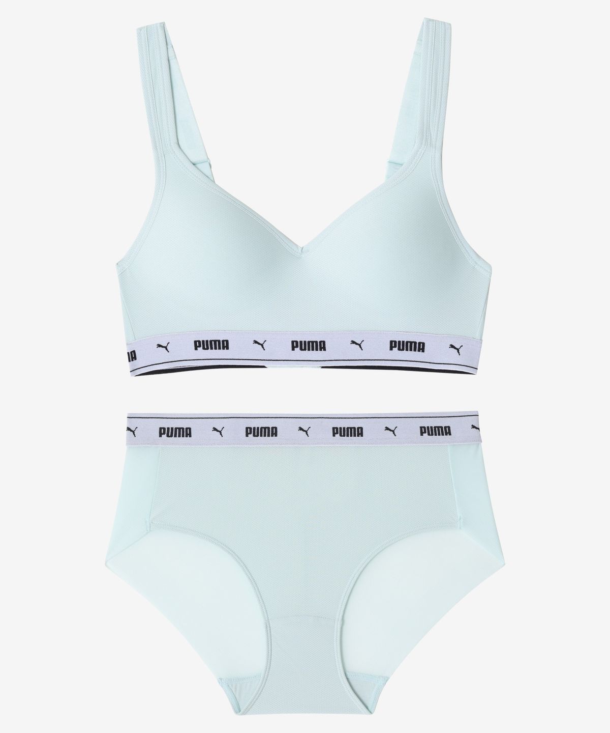 푸마 바디웨어(PUMA BODYWEAR) 아이스핏 소프트터치 브라팬티 민트