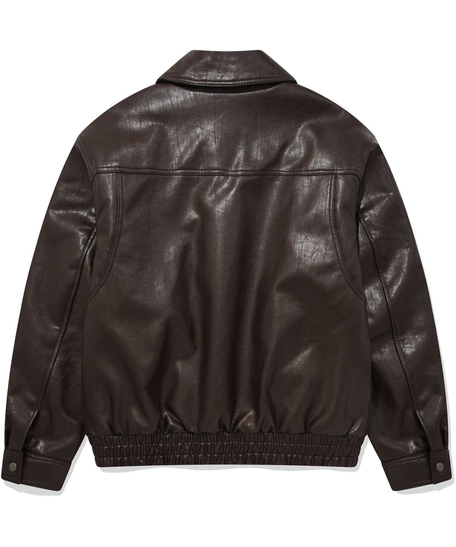 レザージャケット・コート COVERNAT Women's Leather Bomber Jacket Brown CO2303JK62BR MUSINSA | COVERNAT WOMAN Women's Leather Bomber Jacket Brown