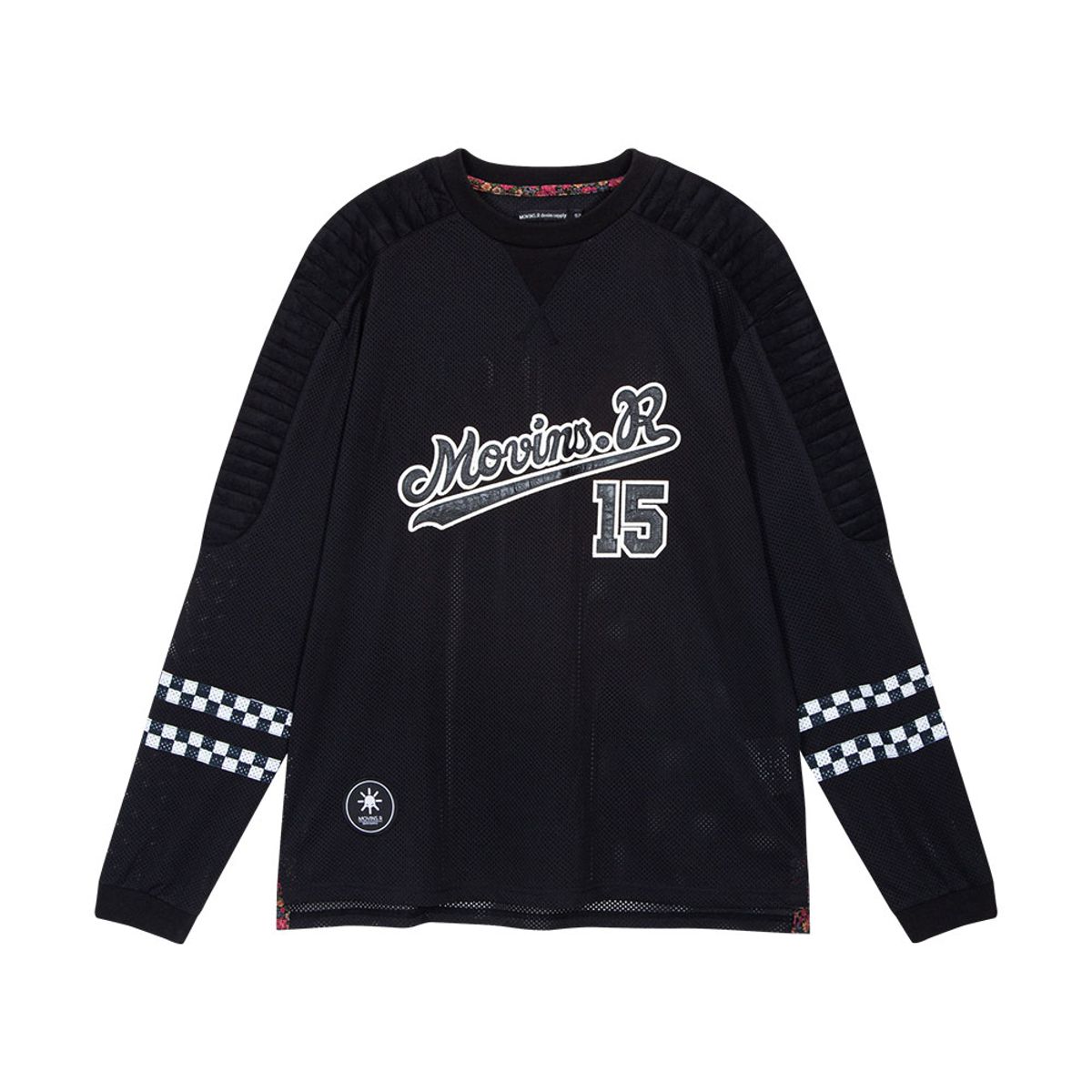 모빈스알(MOVINS.R) PENNA NEWMOVINS MESH TOP BLACK