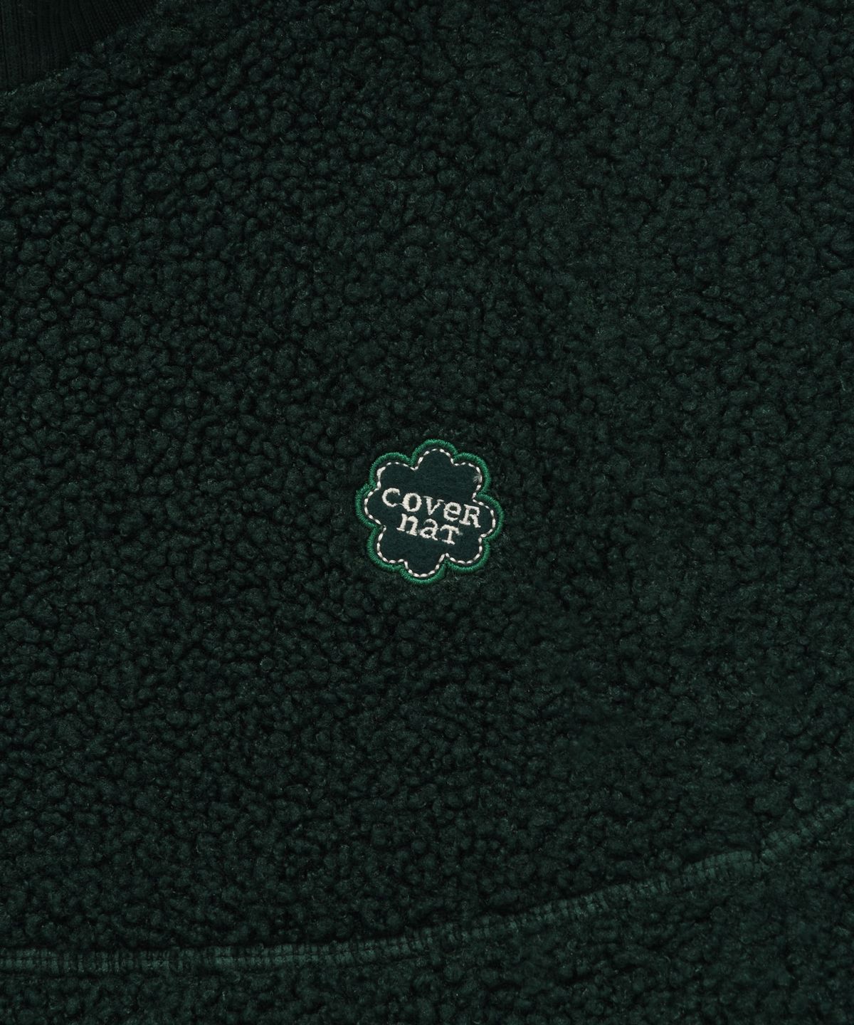 커버낫 우먼(COVERNAT WOMAN) 우먼 쉐르파 집업 자켓 Green