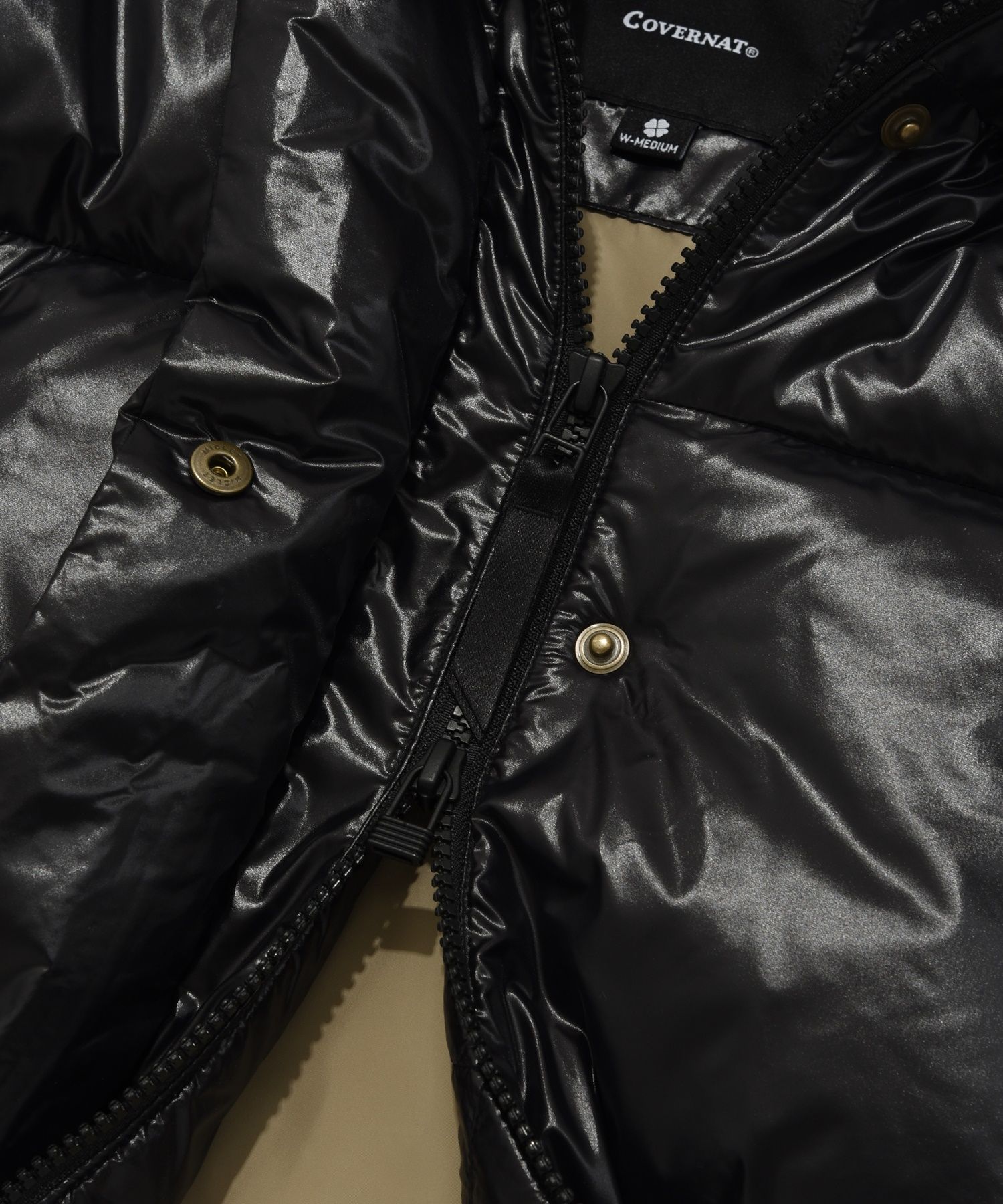 ●COVERNAT●W RDS BIG GLOSSY SHORT PUFFER レディース MUSINSA | COVERNAT WOMAN Women's RDS Glossy Short Puffer Black