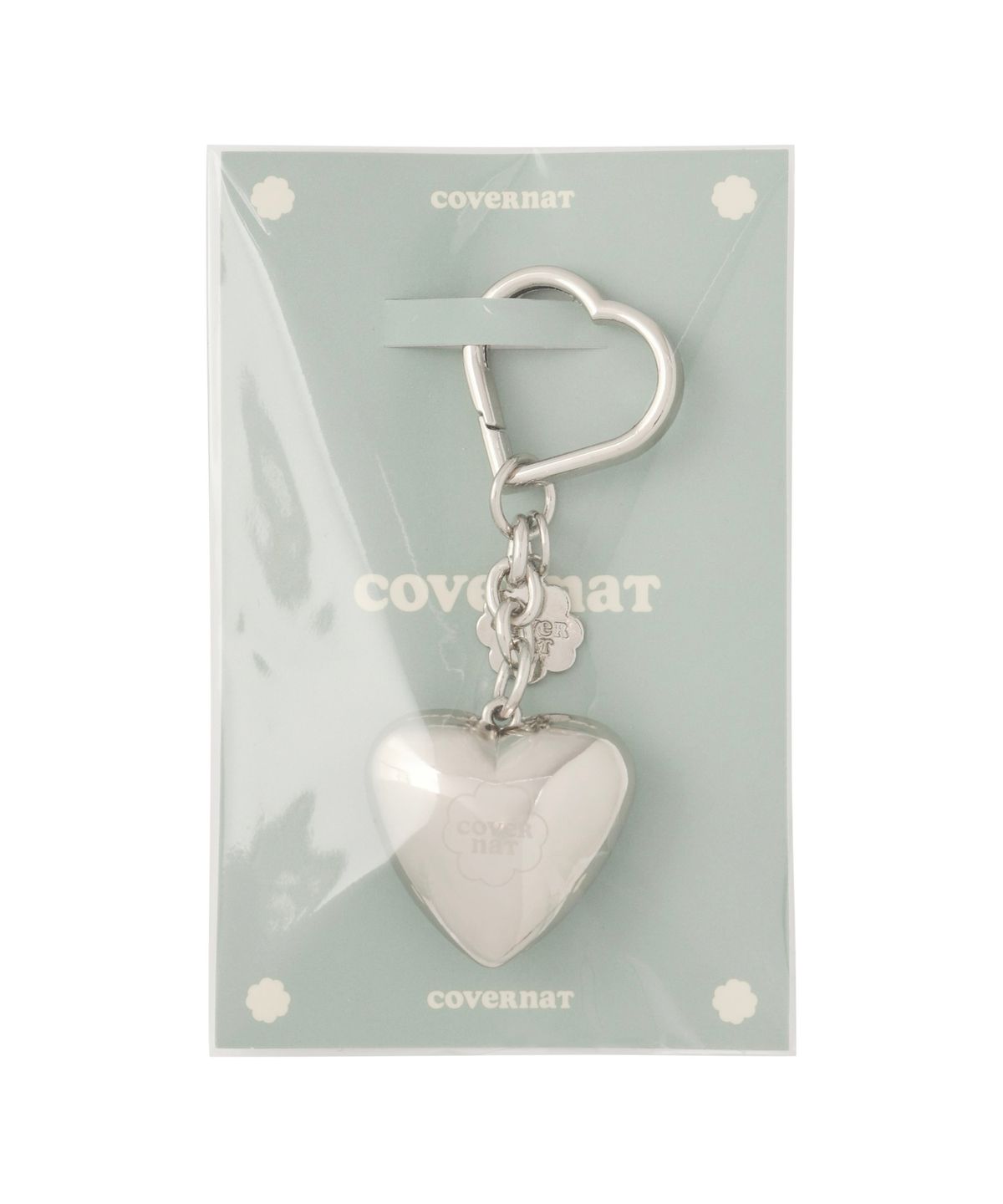 커버낫 우먼(COVERNAT WOMAN) 클로버하트 실버 키링