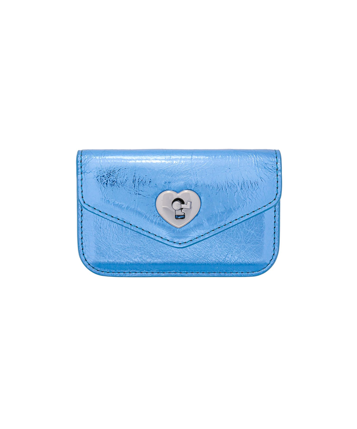 ★lemasque★ Heartlock Compact Business Card Holder Shine Bl MUSINSA | LEMASQUE Heartlock compact business card card
