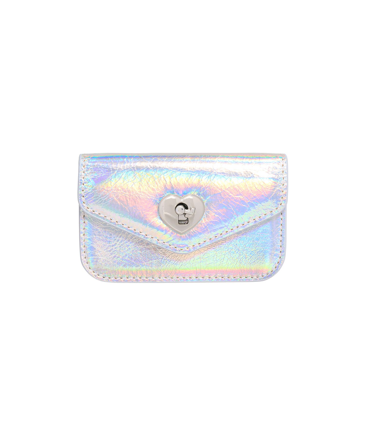 ★lemasque★ Heartlock Compact Business Card Holder Denim L1 MUSINSA | LEMASQUE Heartlock Compact business card wallet
