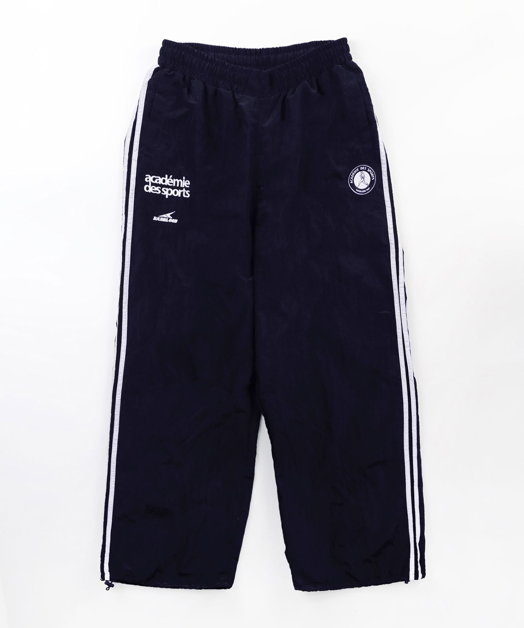 MUSINSA | BADBLOOD ADS Vintage Nylon Track Pants - Navy