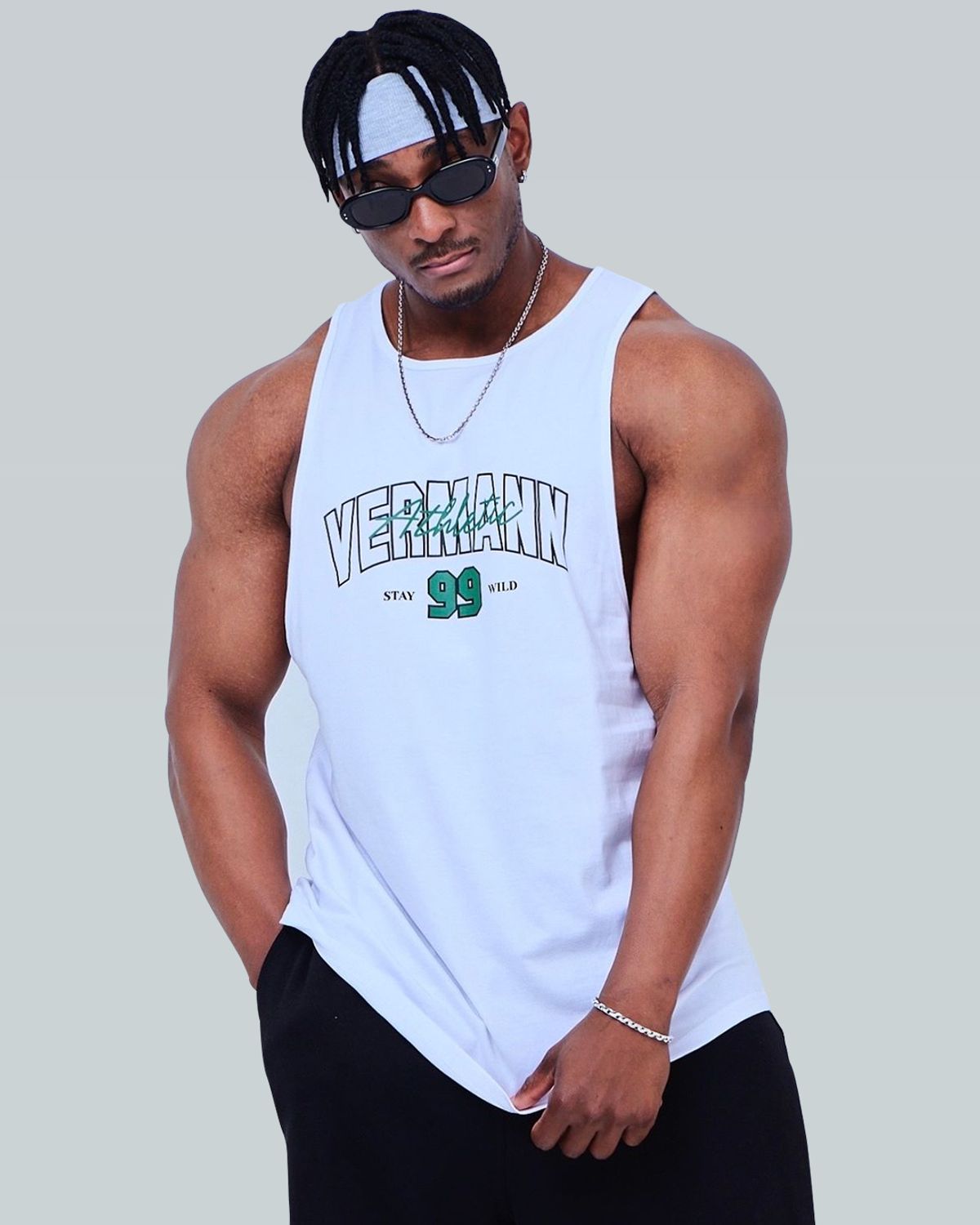 베르만 어패럴(VERMANN APPAREL) 99 로고 나시