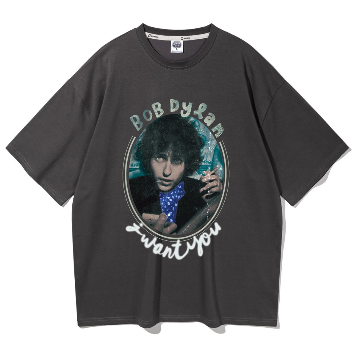 앨빈클로(ALVINCLO) BOB DYLAN 오버핏 반팔티 AST4564 (3 COLOR)
