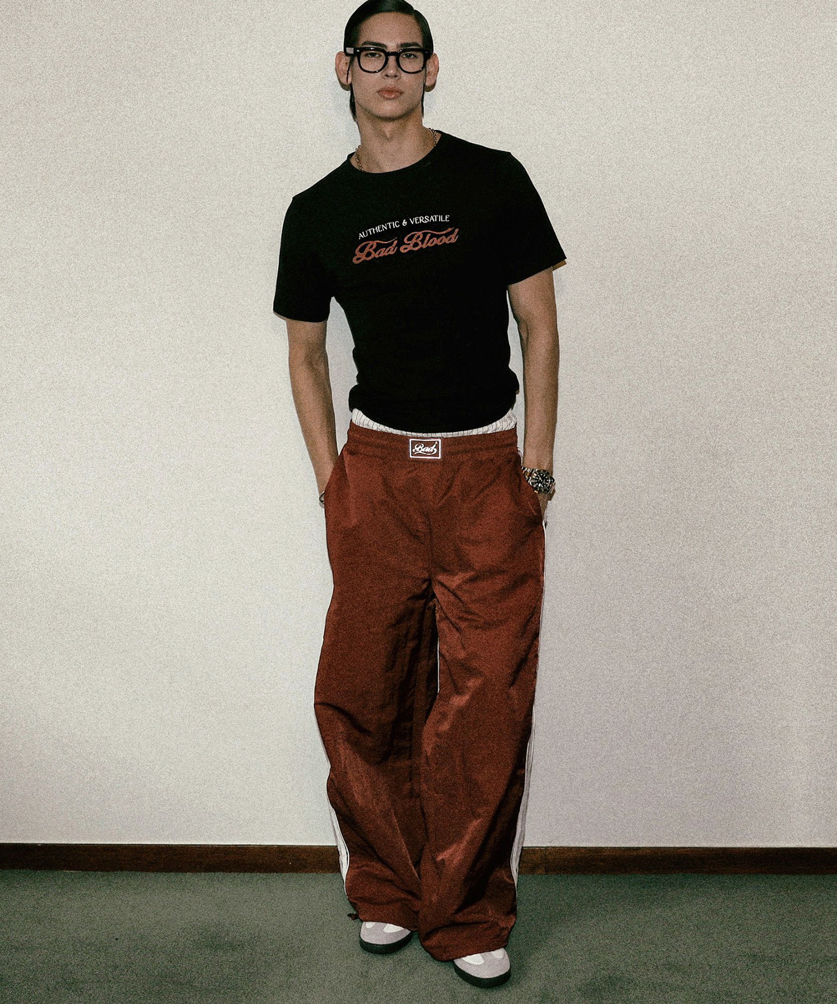 パンツ BADBLOOD Billy SS Track Pants Red w-pts24-027 BAD BLOOD Billy SS Track Pants - Red – SeoulSeoul