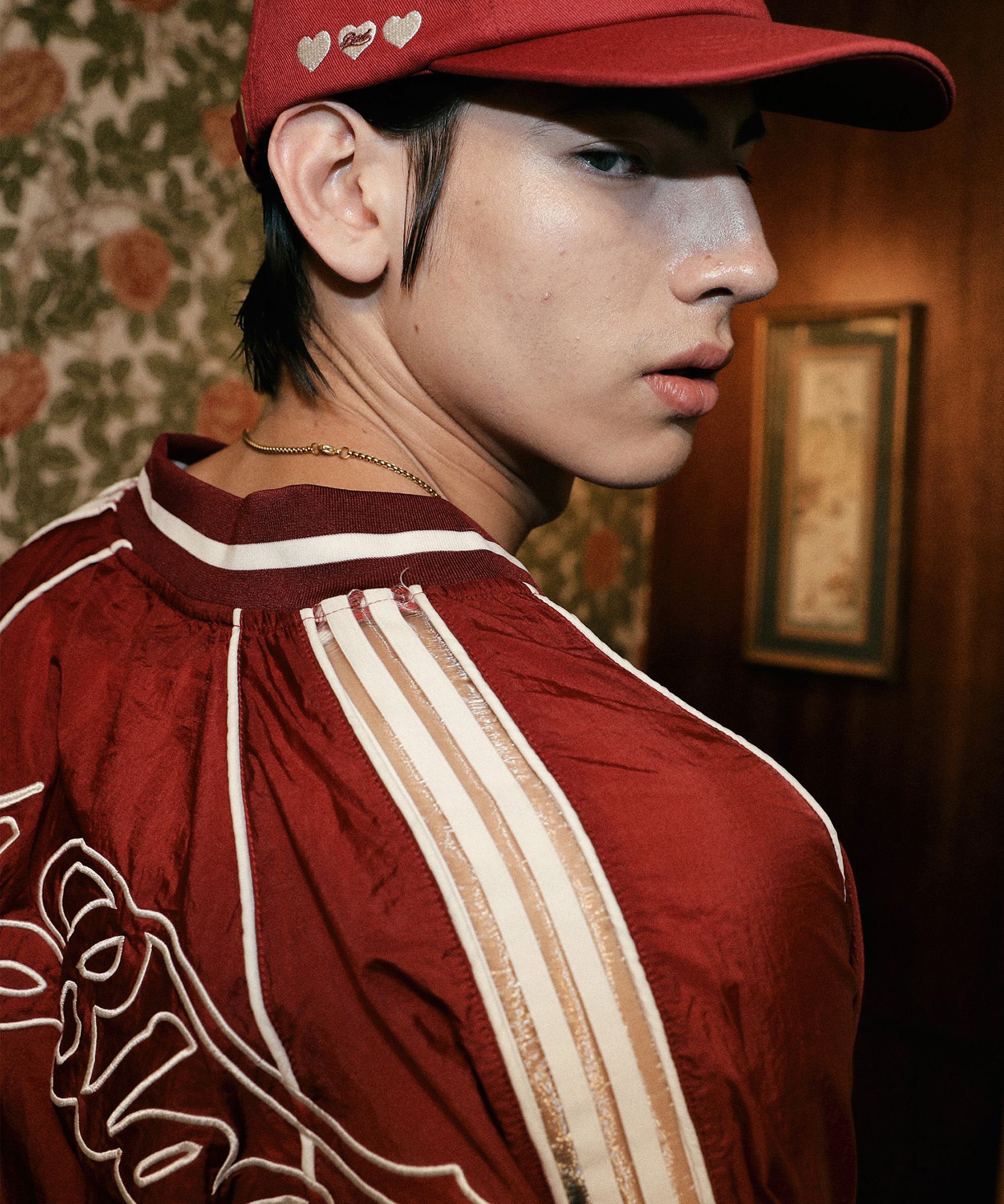 MUSINSA | BADBLOOD Billy SS Track Jacket - Red