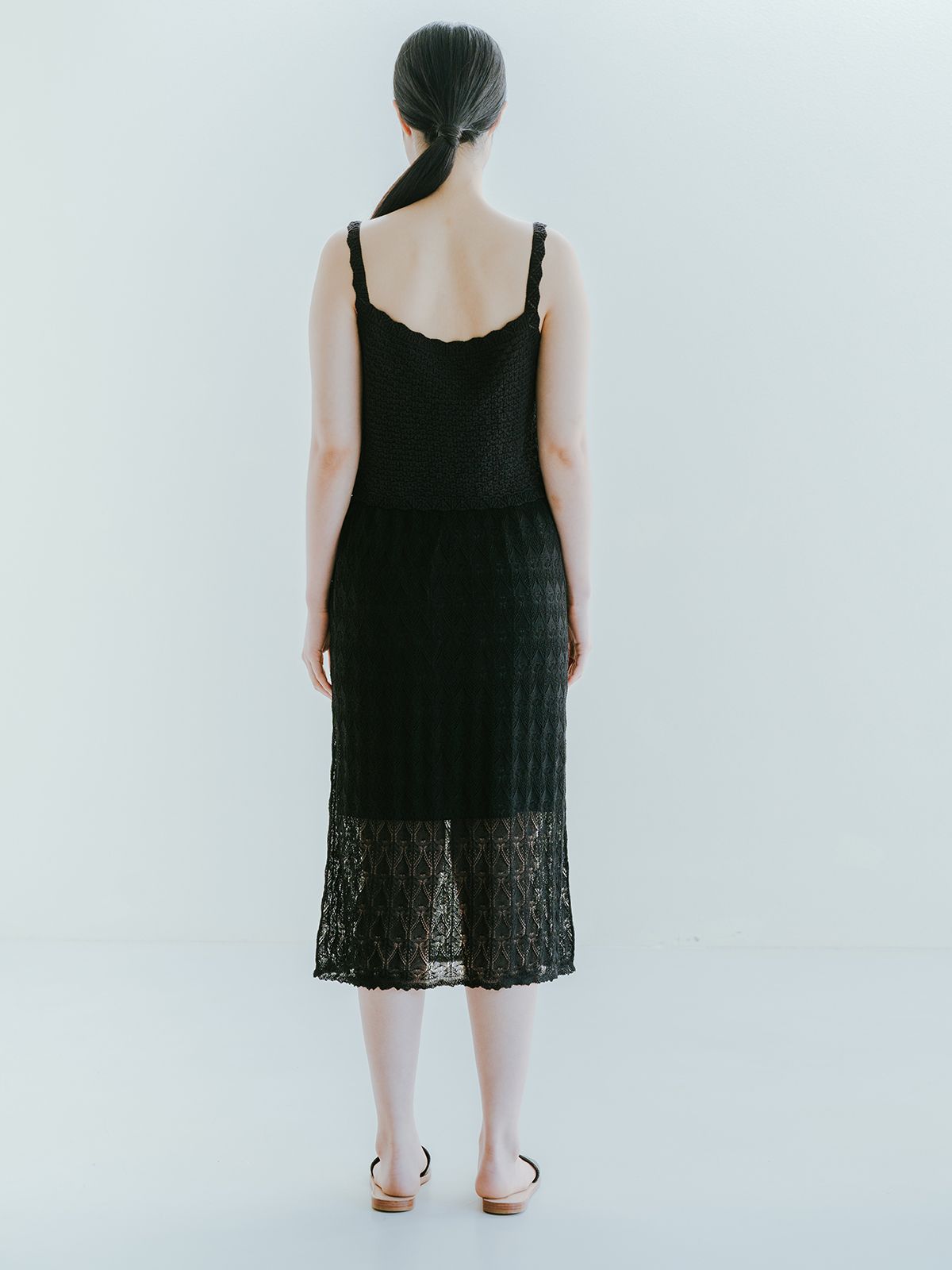 리플레인(REPLAIN) VISCOSE BLENDED LACE LAYERED SKIRT
