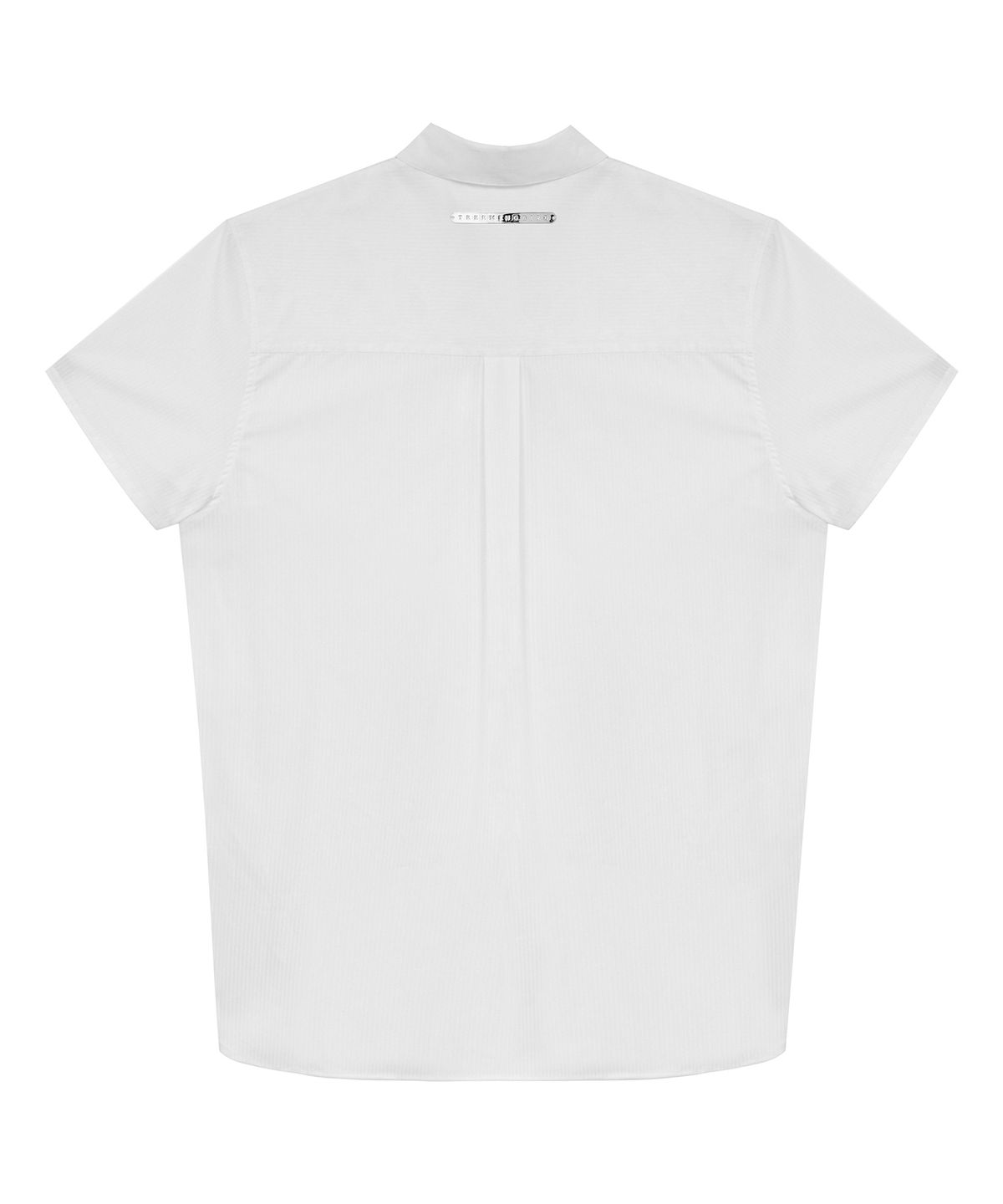 트리밍버드(TREEMINGBIRD) Daddy Fit Half Shirts [ White ]