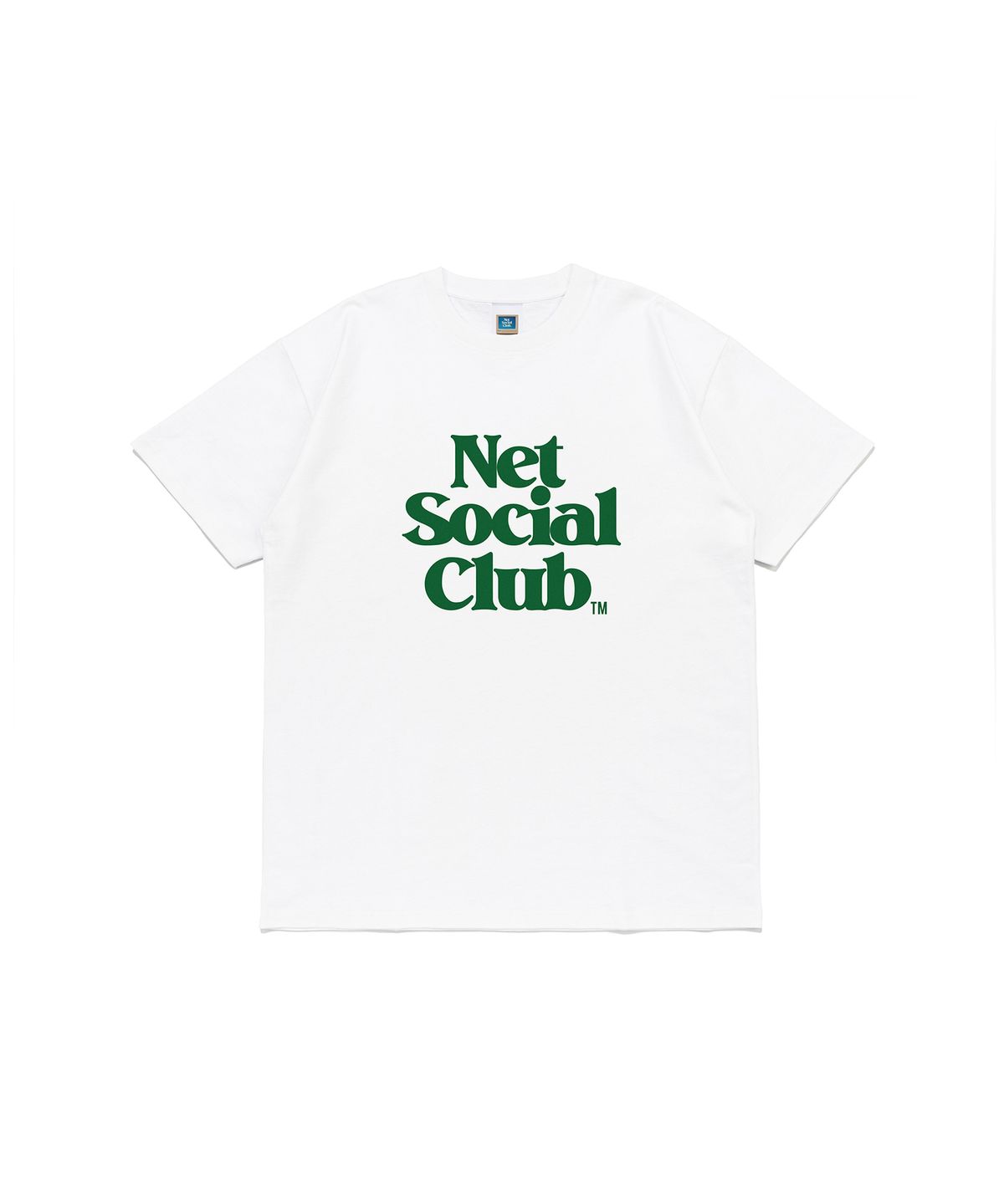 넷소셜클럽(NET SOCIAL CLUB) 비비드 OG 로고 반팔티 (화이트)