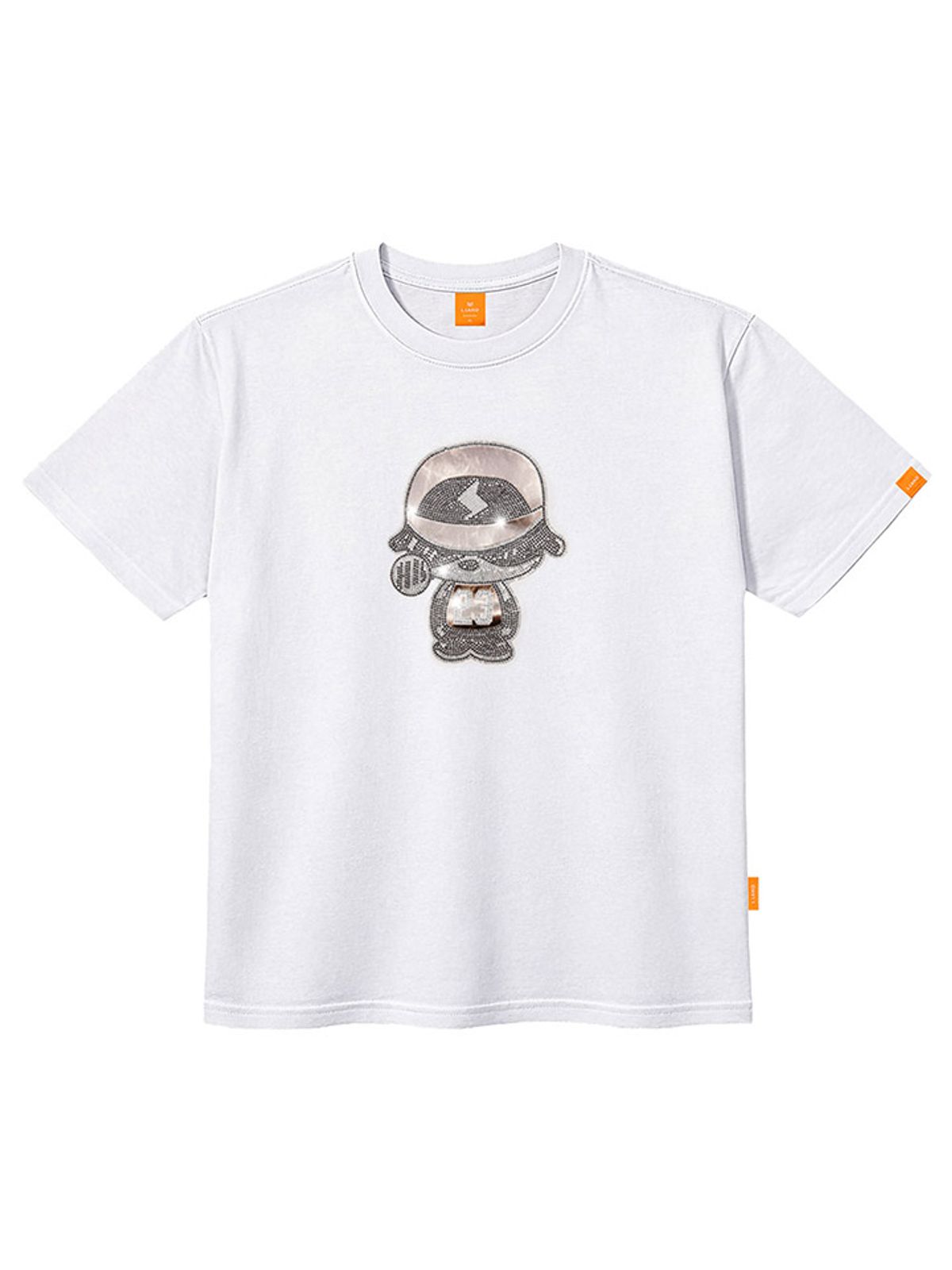 엘라모(LLAMO) 큐빅번개곰돌이 반팔티셔츠 남녀공용 빅사이즈 S~4XL