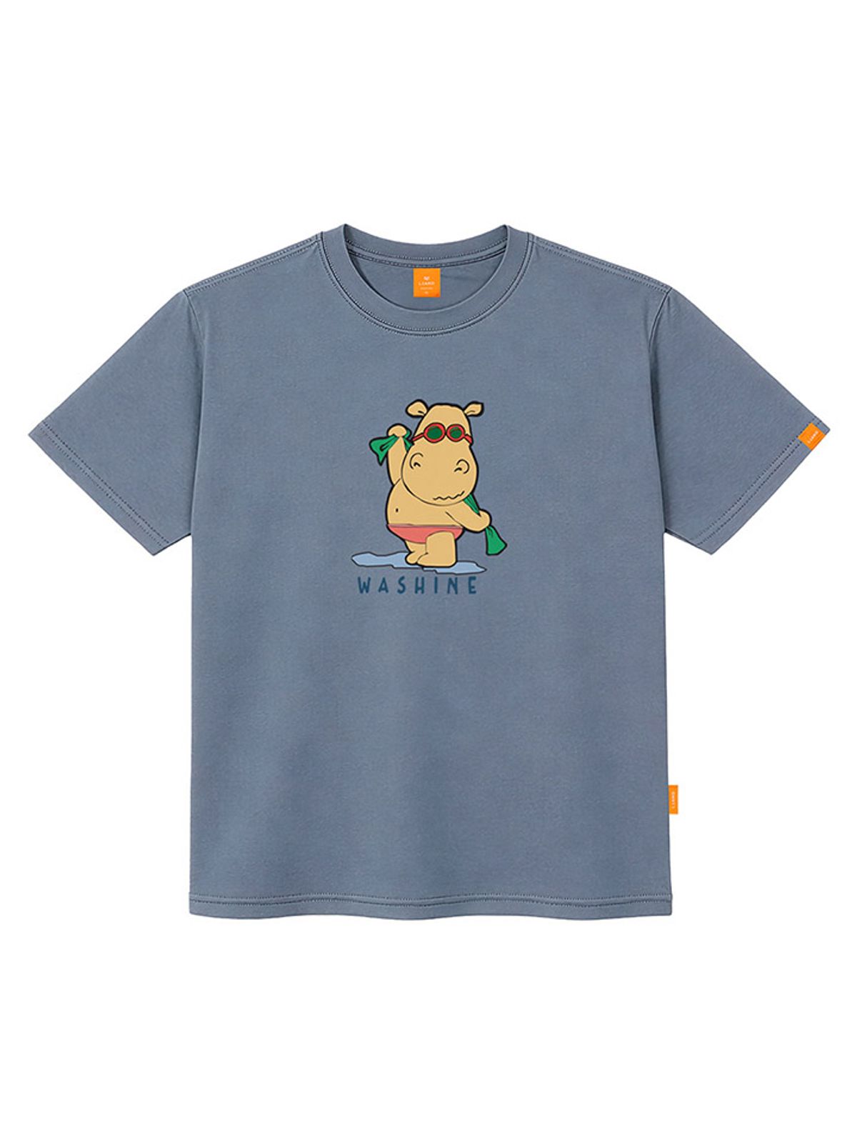 엘라모(LLAMO) 워싱히뽀 반팔티셔츠 남녀공용 빅사이즈 S~4XL