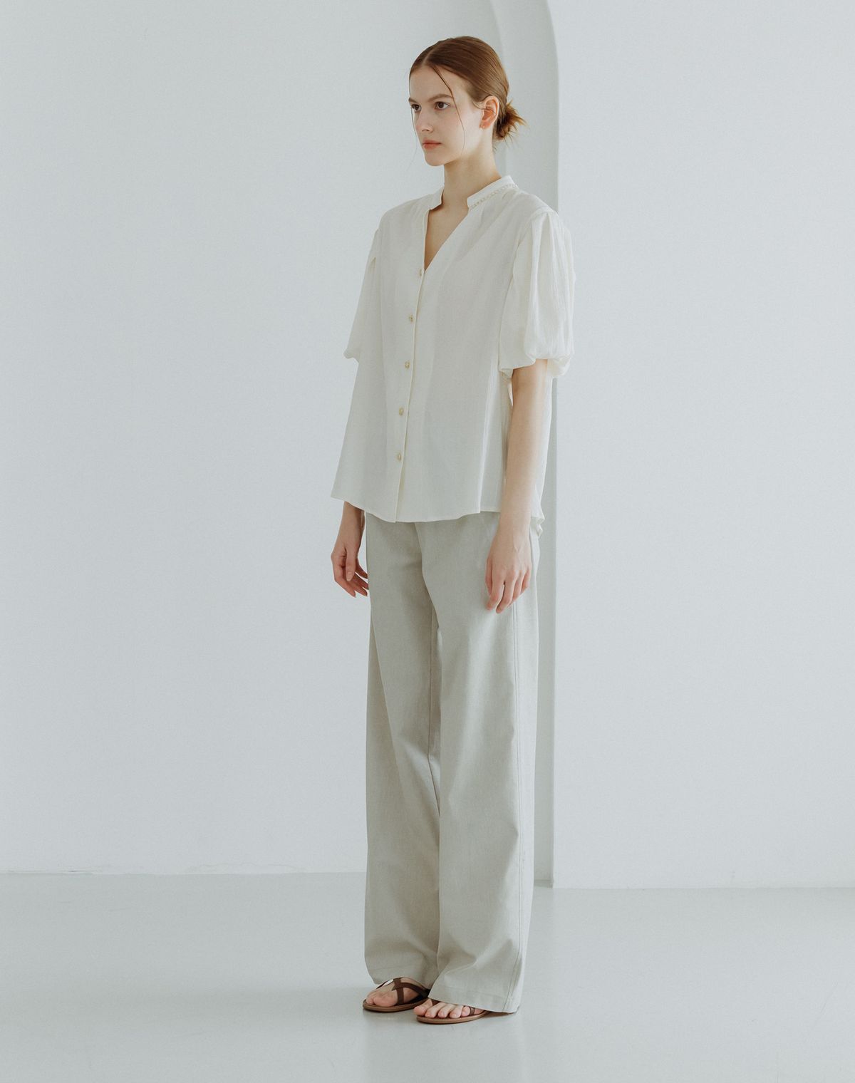 지에마르(GIEMAR) 섬머 밴딩 팬츠 카키 SUMMER BANDING PANTS KHAKI
