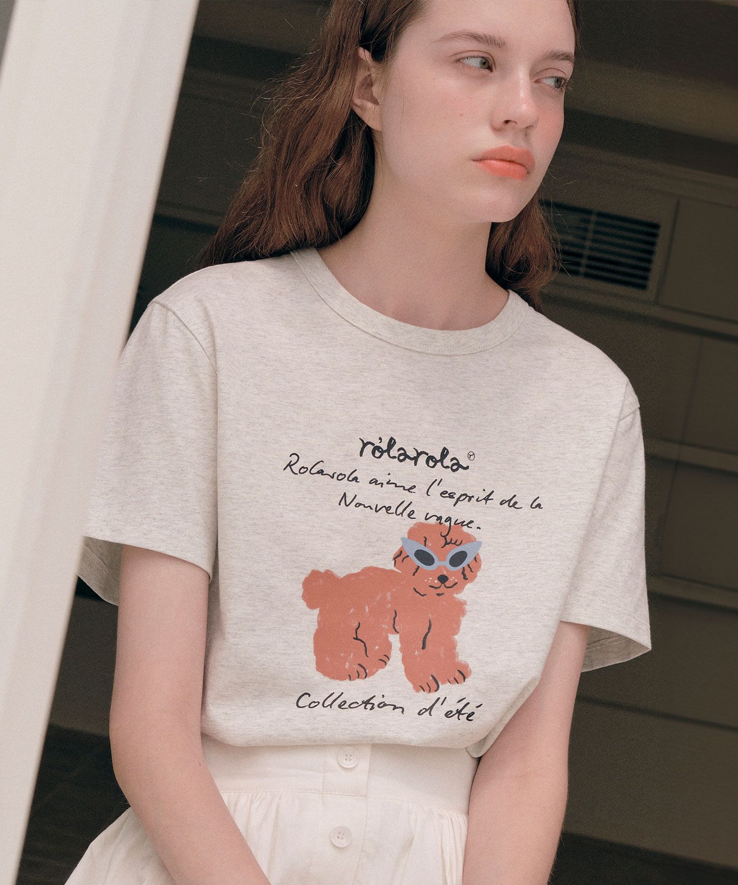 ROLAROLA★大人気★ROLA SUNGLASSES PUPPY T-SHIRT_4色 ROLAROLA ROLA SUNGLASSES PUPPY T-SHIRT