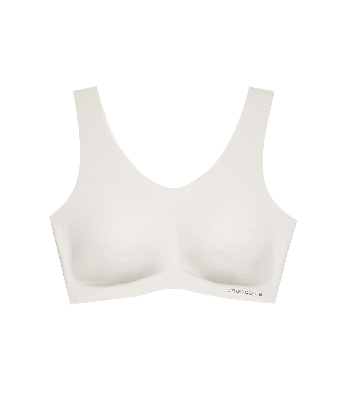 크로커다일 이너웨어(CROCODILE INNERWEAR) 라이크라 인견쉘론 V넥 일체형 브라
