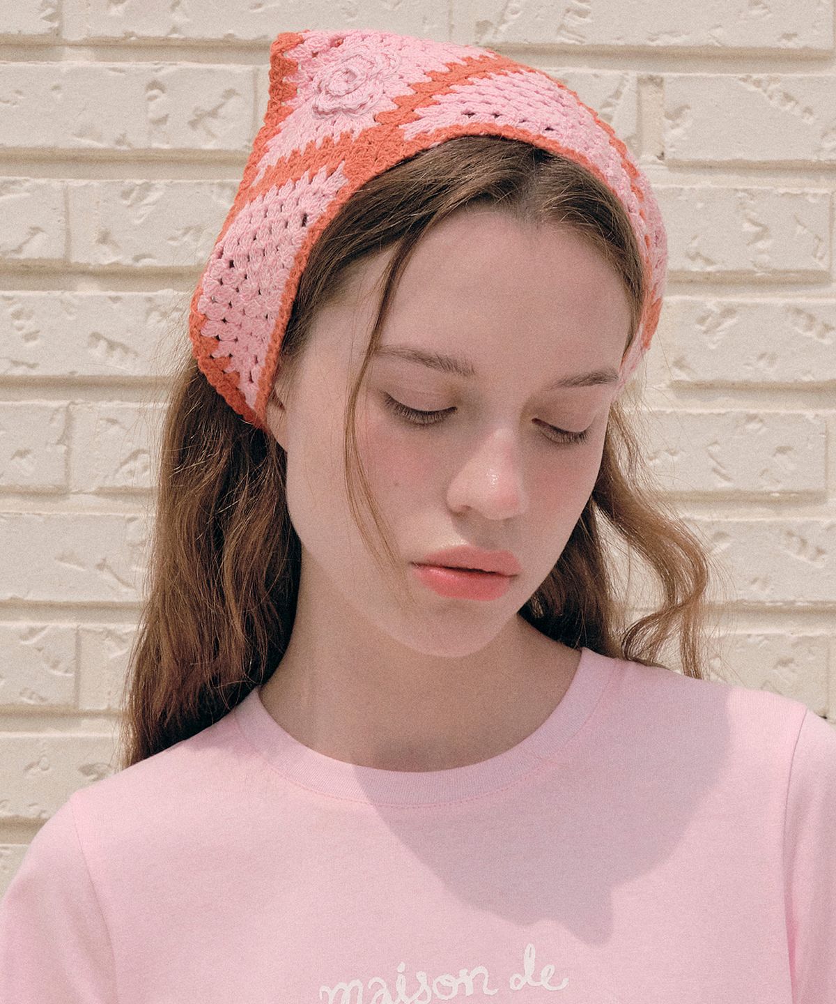 로라로라(ROLAROLA) CORSAGE CROCHET BANDANA SM+PK