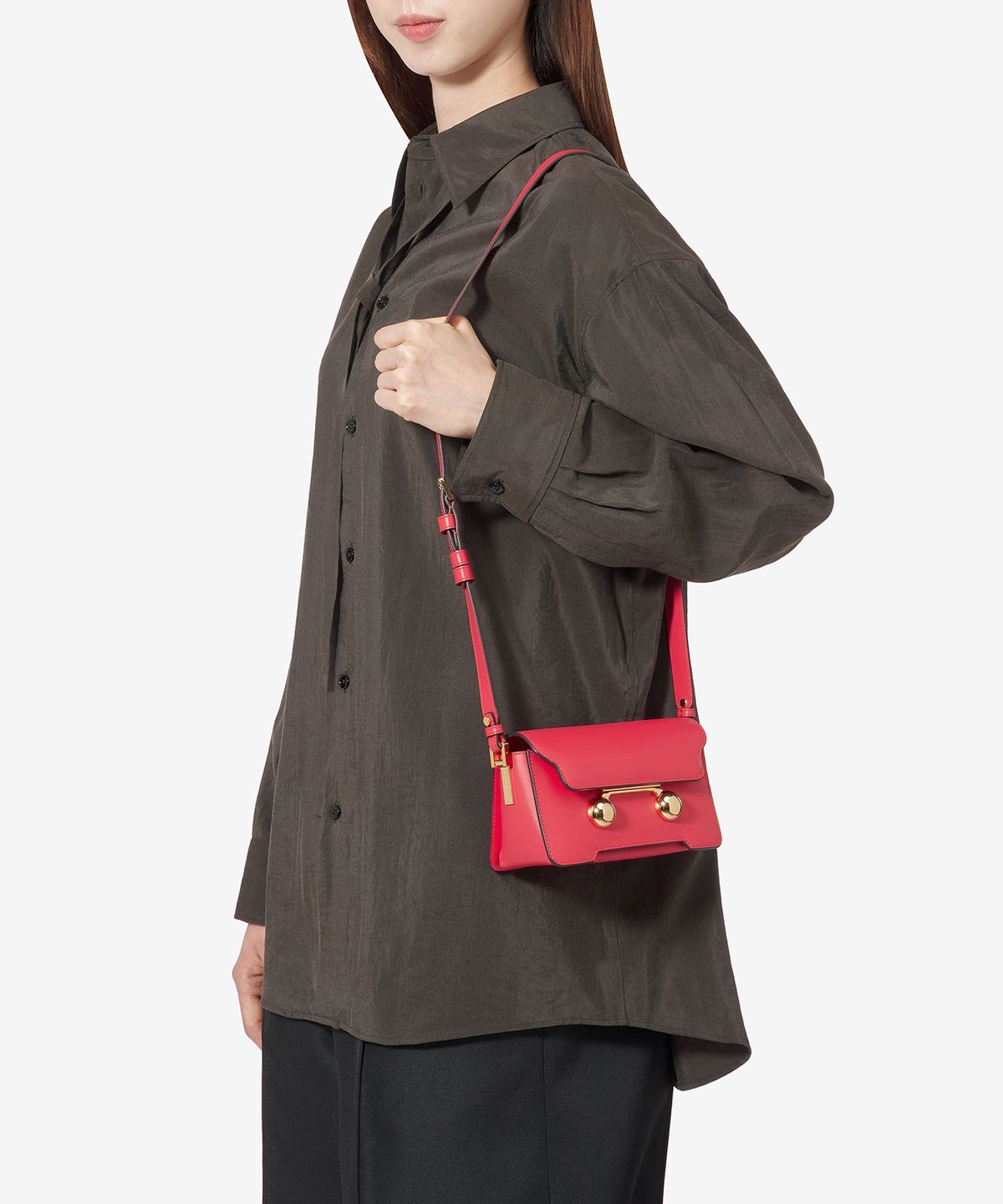 마르니(MARNI) 미니 트렁카루 숄더백 - 튤립 / SBMP0193U0P694800R67