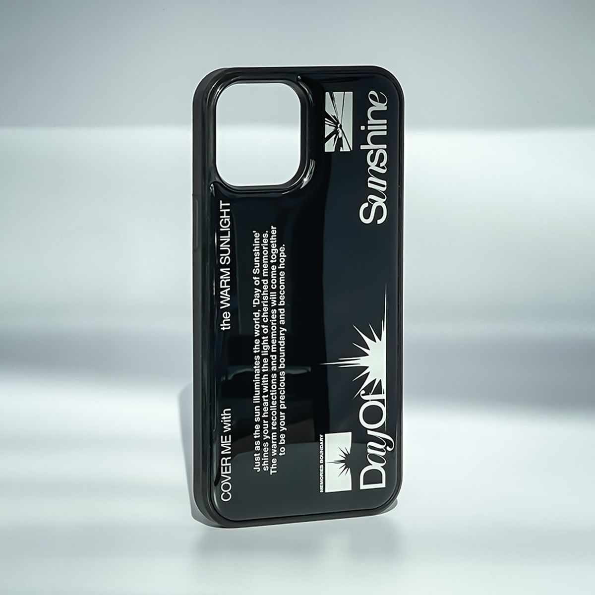 메모리즈바운더리(MEMORIESBOUNDARY) Day Of Sunshine Epoxy Phone Case (BK)
