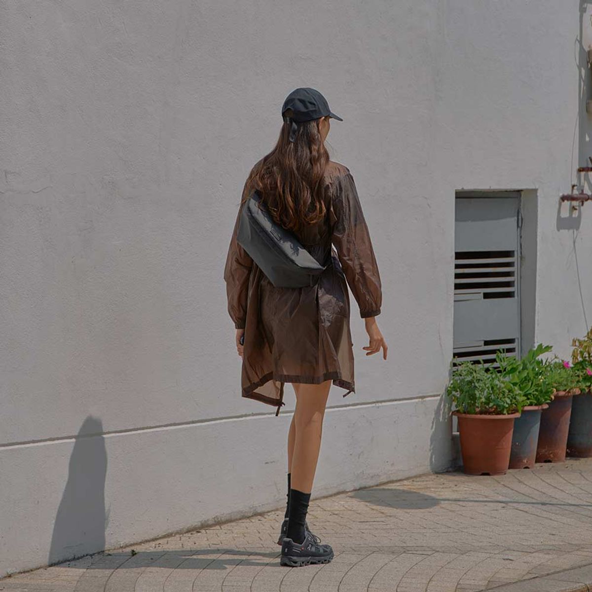 브롬톤 런던(BROMPTON LONDON) COMMUTER SLING BAG - BLACK (P245ACR103)