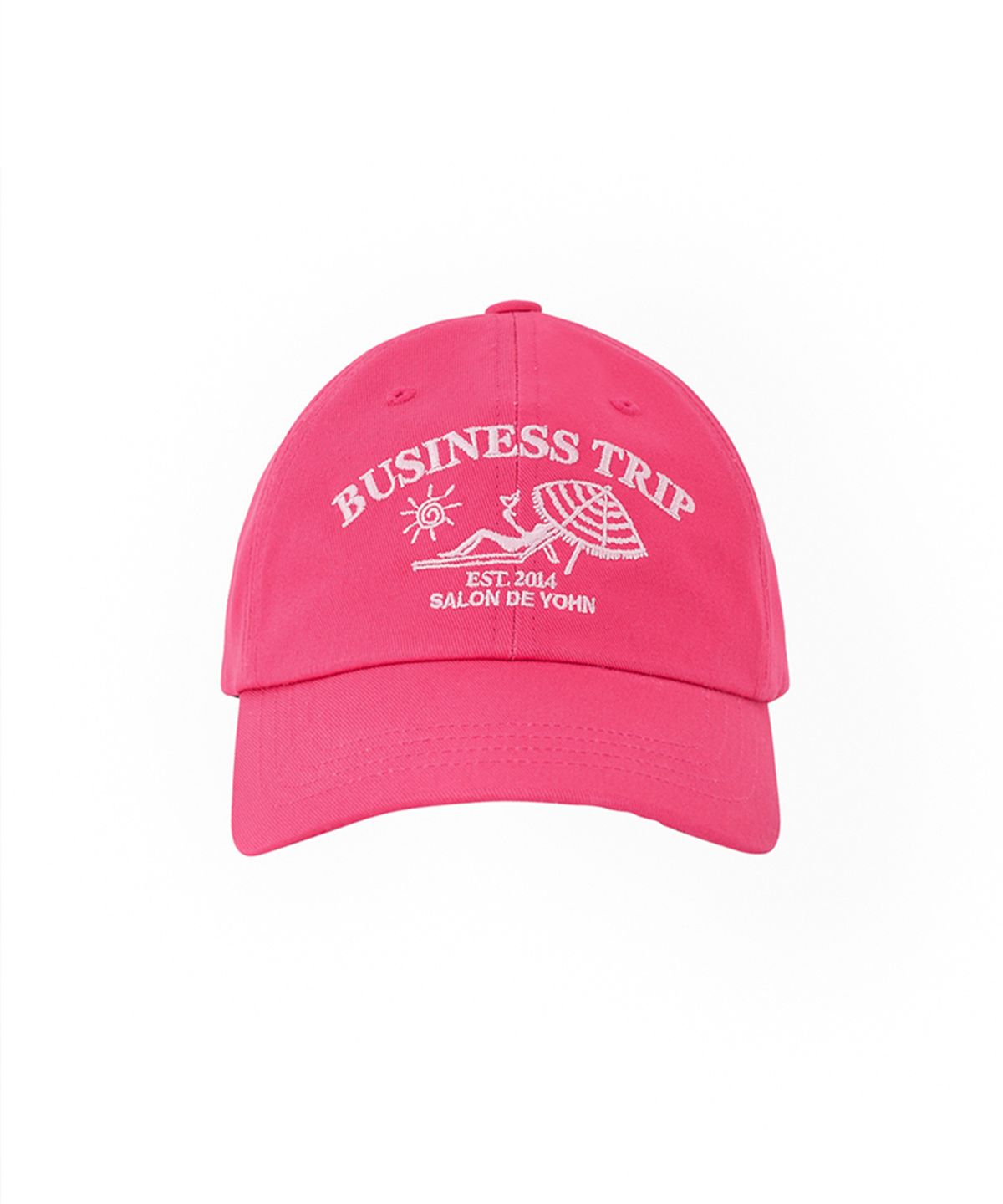 살롱 드 욘(SALON DE YOHN) Business Trip Ball Cap_ Pink