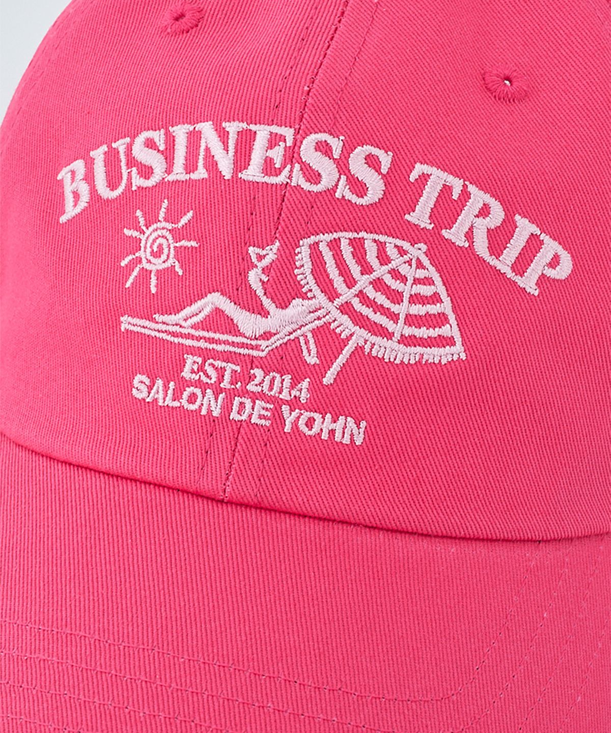 살롱 드 욘(SALON DE YOHN) Business Trip Ball Cap_ Pink