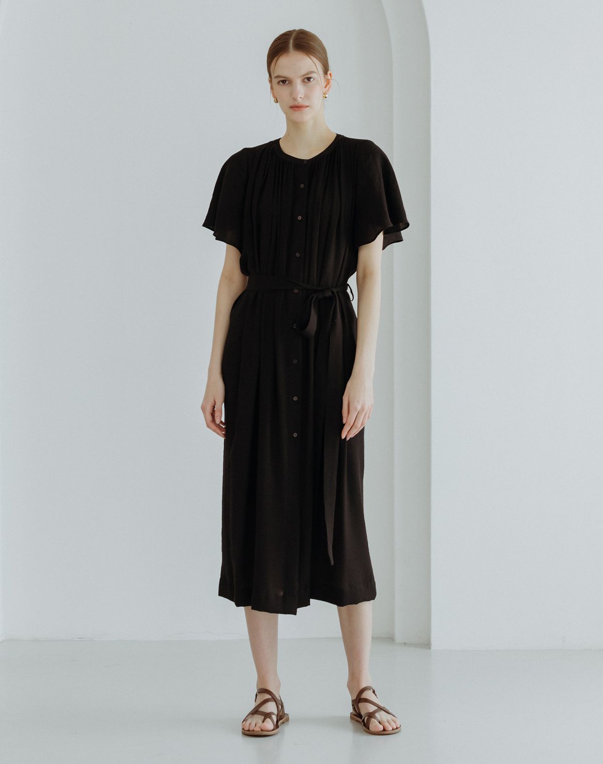 지에마르(GIEMAR) 섬머 롱 드레스 블랙 SUMMER LONG DRESS BLACK