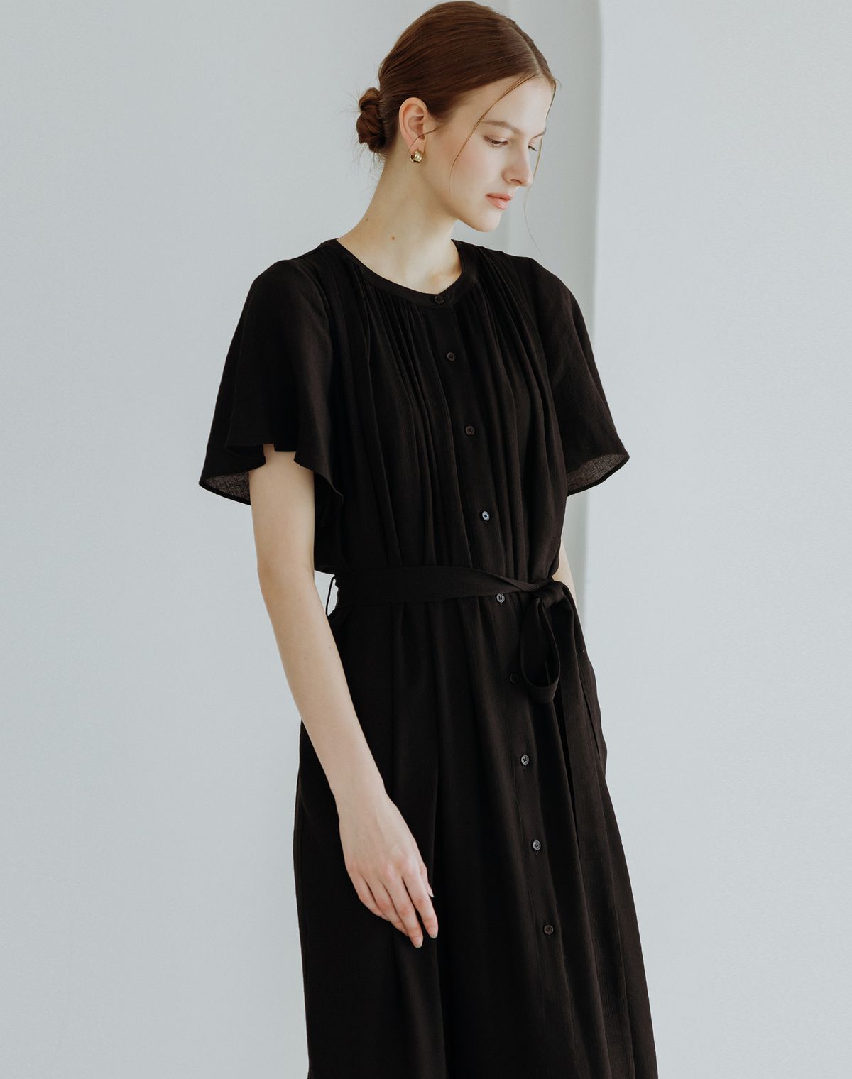 지에마르(GIEMAR) 섬머 롱 드레스 블랙 SUMMER LONG DRESS BLACK