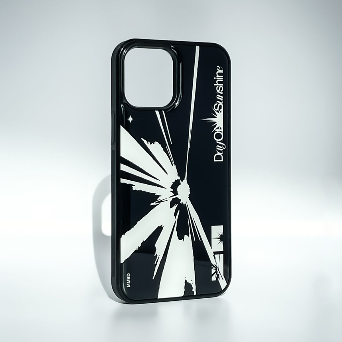 메모리즈바운더리(MEMORIESBOUNDARY) DOS Sunshine Graphic Phone Case (BK)