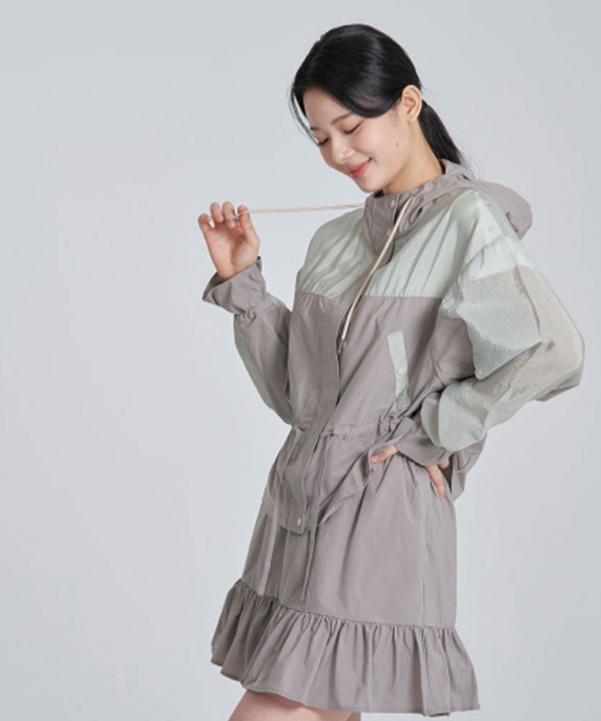 포에떼(FOETTE) 지젤 윈드브레이커 - 카키