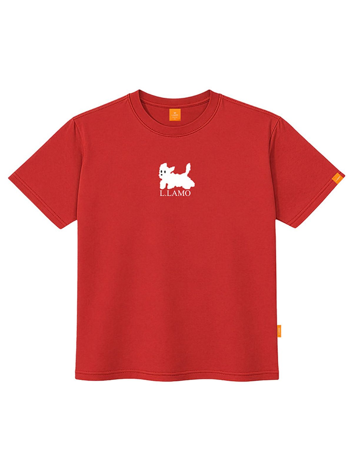 엘라모(LLAMO) 흰검둥이 반팔티셔츠 남녀공용 빅사이즈 S~4XL
