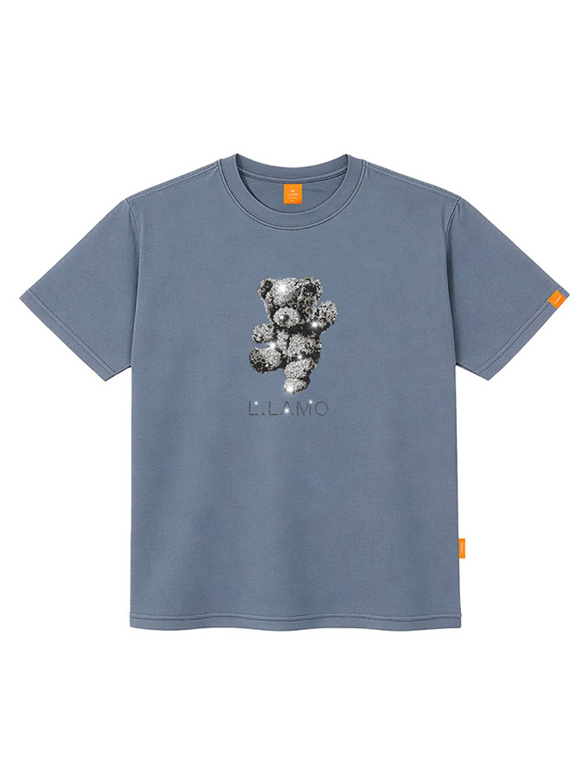 엘라모(LLAMO) 큐빅달 반팔티셔츠 남녀공용 빅사이즈 S~4XL
