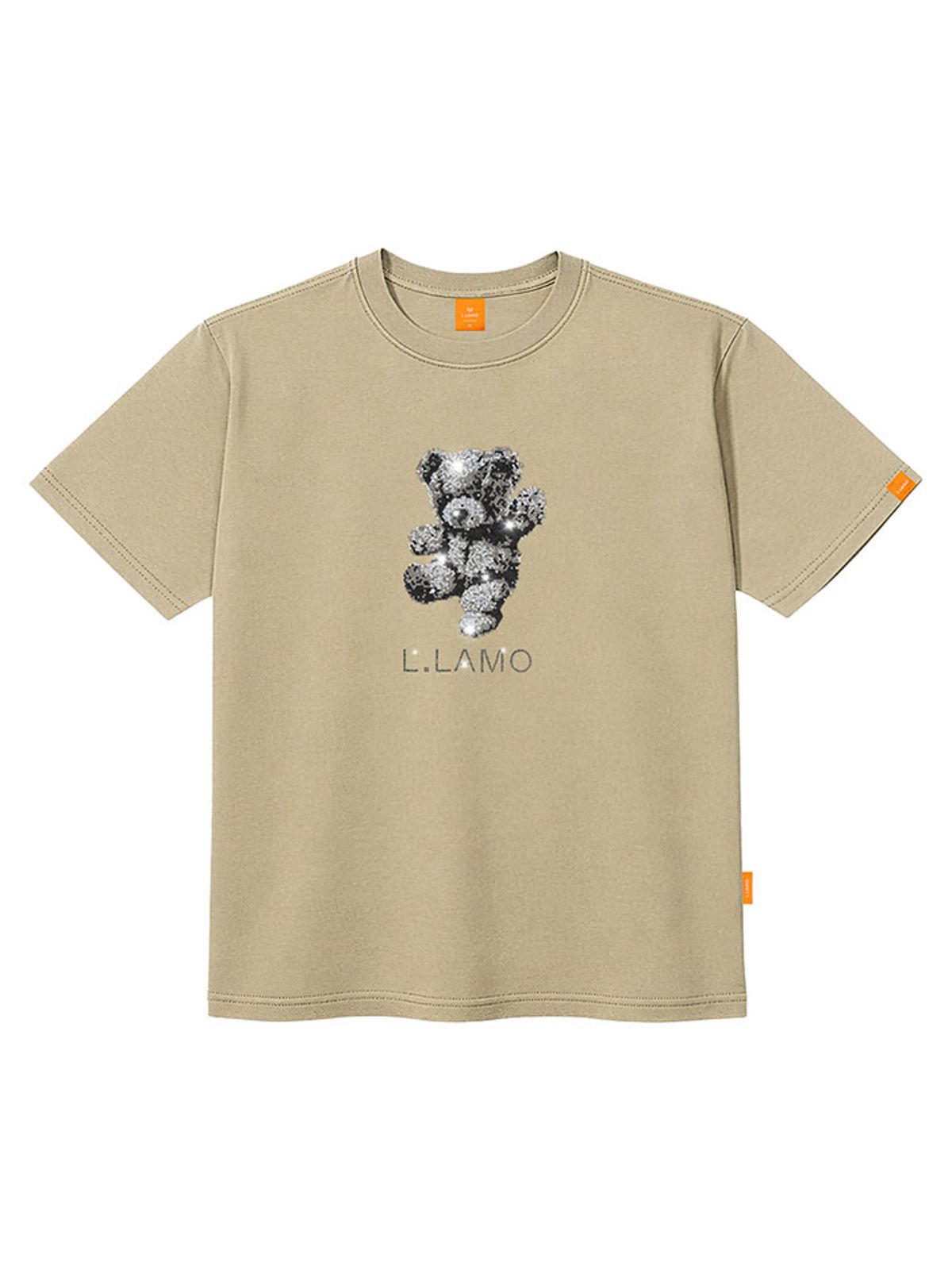 엘라모(LLAMO) 큐빅달 반팔티셔츠 남녀공용 빅사이즈 S~4XL