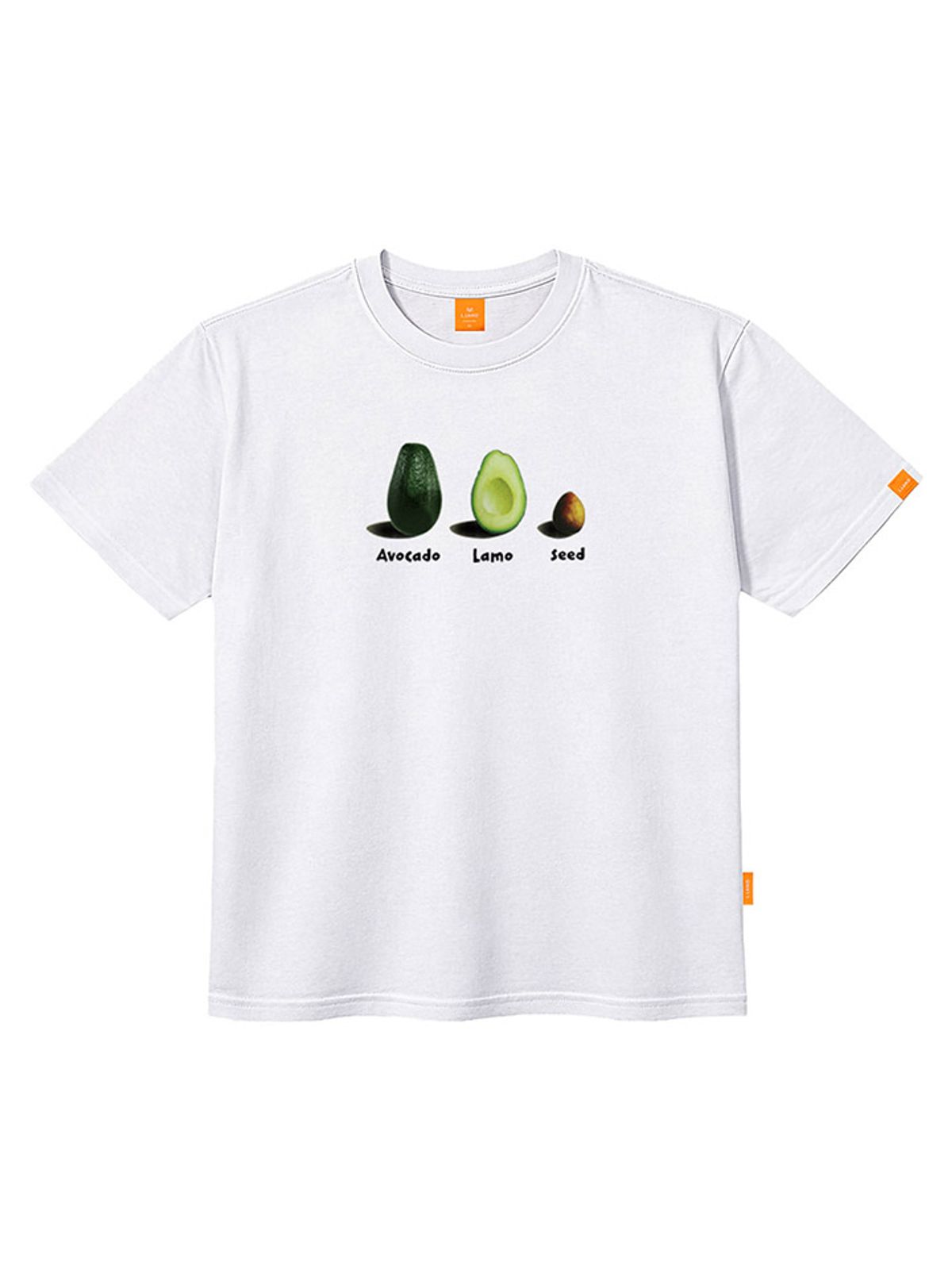 엘라모(LLAMO) 아보카도 반팔티셔츠 남녀공용 빅사이즈 S~4XL