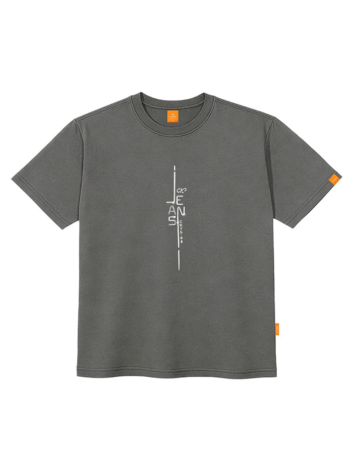 엘라모(LLAMO) 실버진 반팔티셔츠 남녀공용 빅사이즈 S~4XL